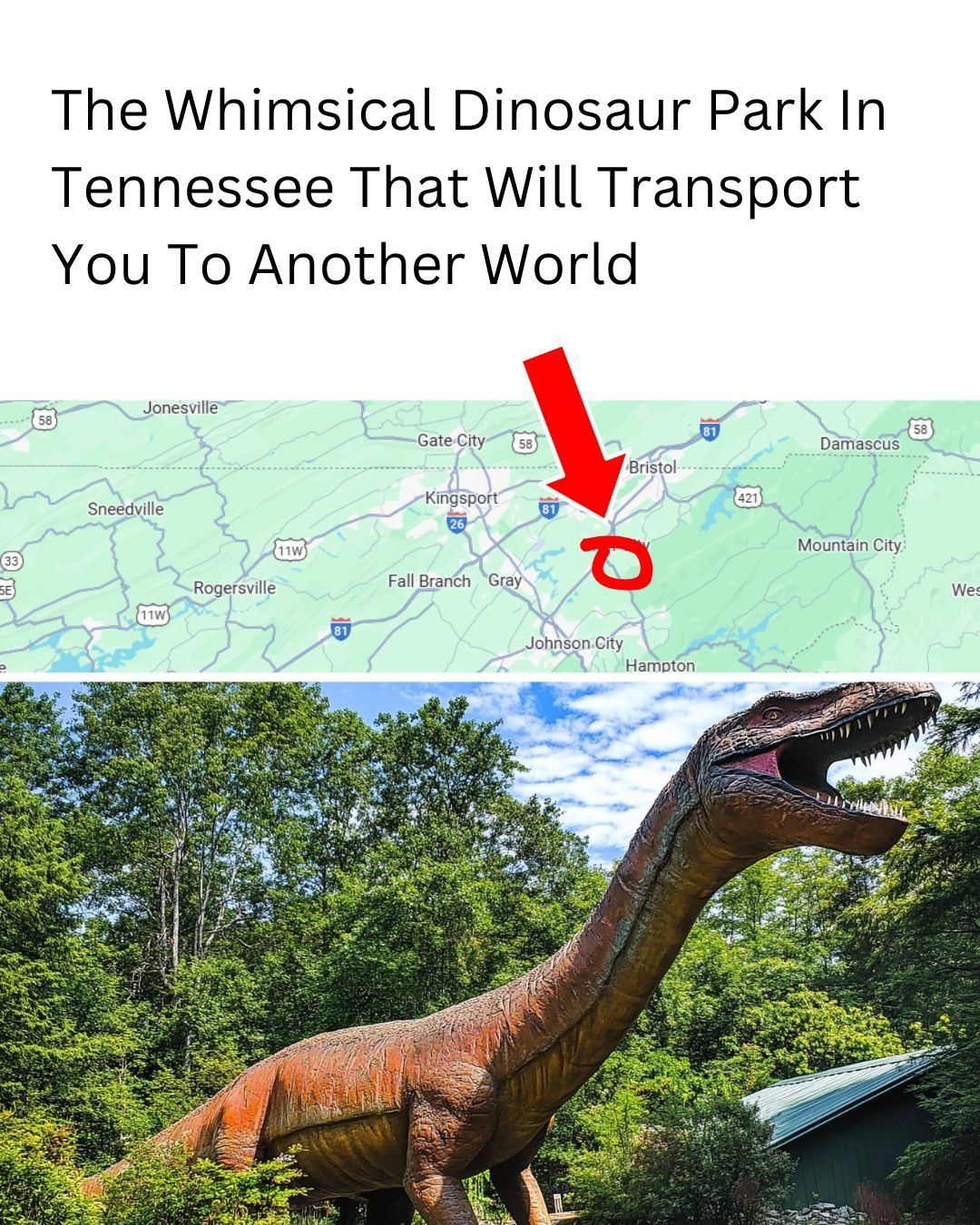 Tennessee - This dinosaur park feels like stepping into another world ...