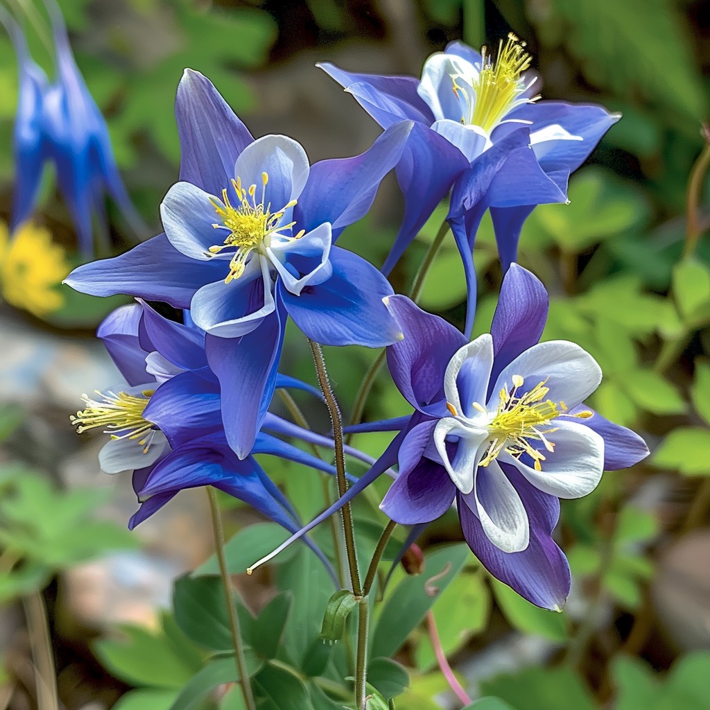Blue Columbine / Aquilegia Mix – 3 Live Perennial Plants, Ships Spring 2025