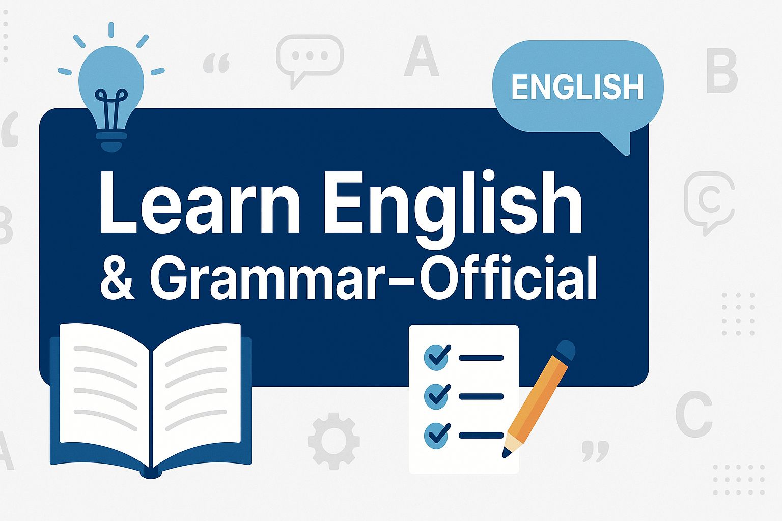 Learn English & Grammar-Official
