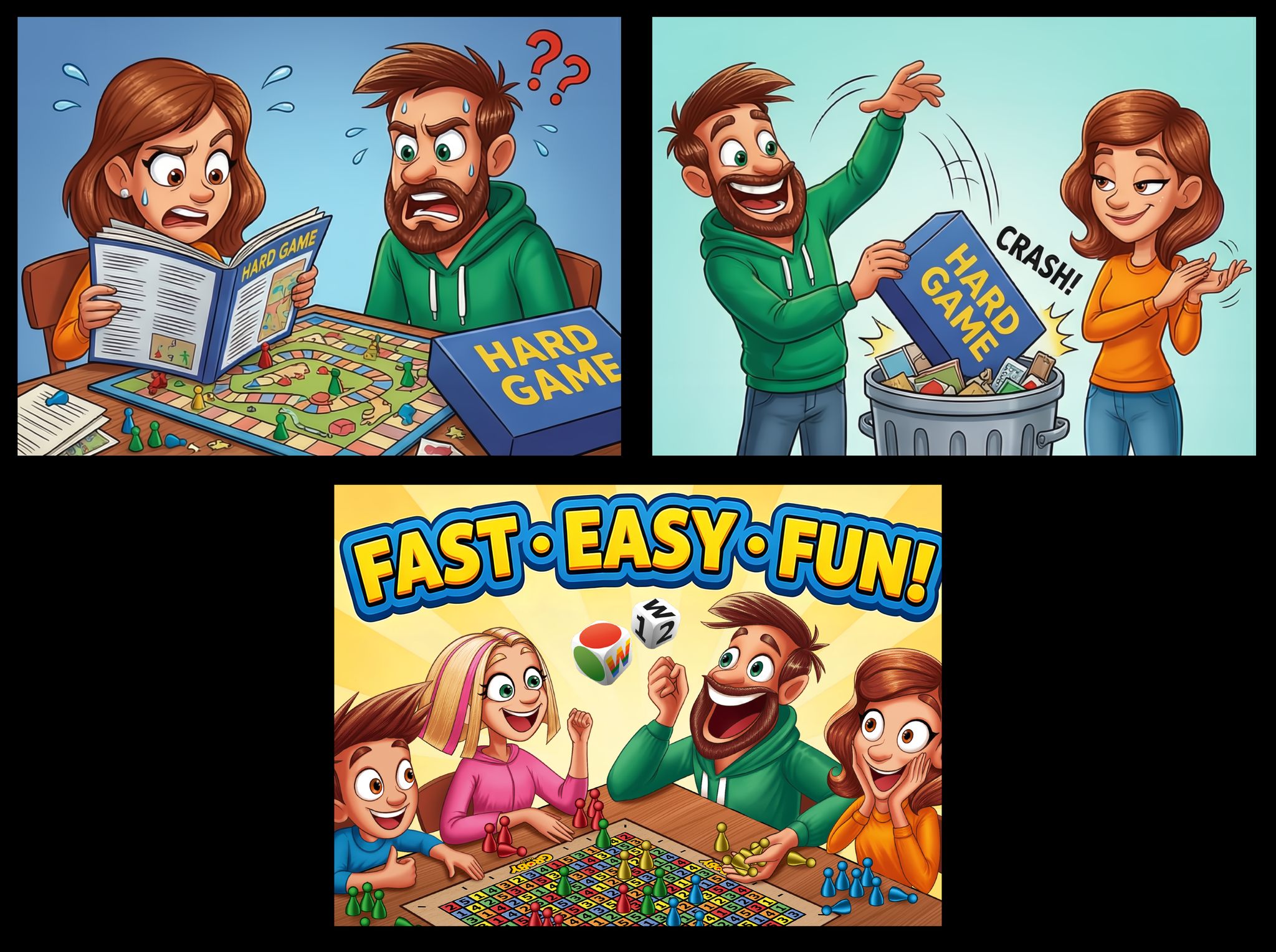 The Cleveland Board Gamers | Tired of games that take forever to learn ...
