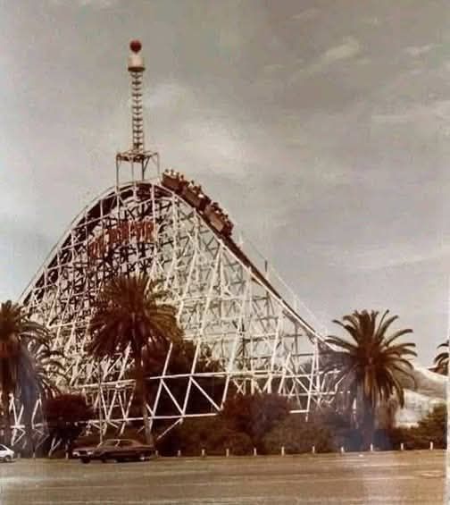 This is what the now demollished Mega Zeph wooden roller coaster