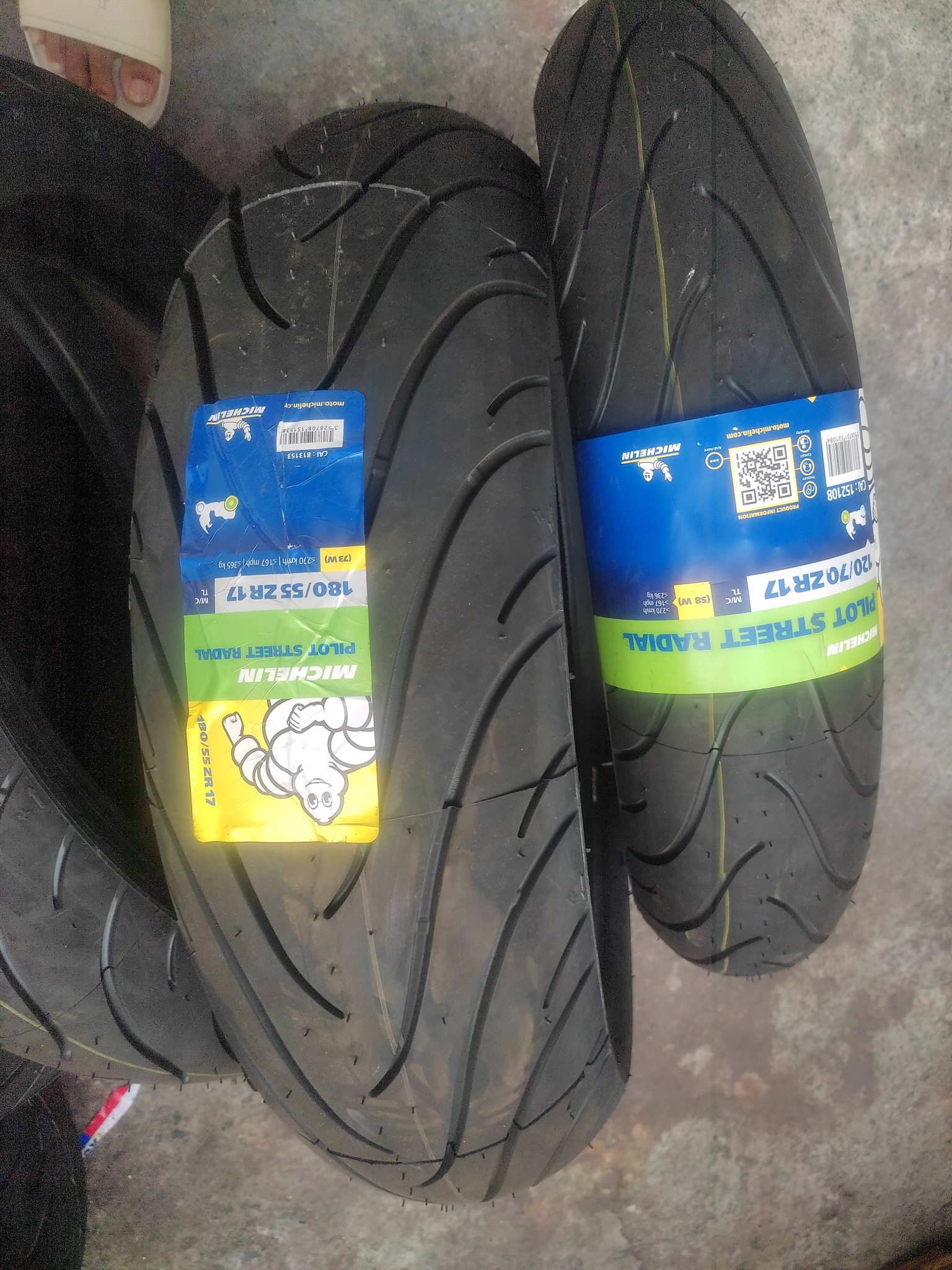 MICHELLIN BIGBIKE TIRES PILOT RADIAL / ROAD 6 2025 DOT MICHELLIN