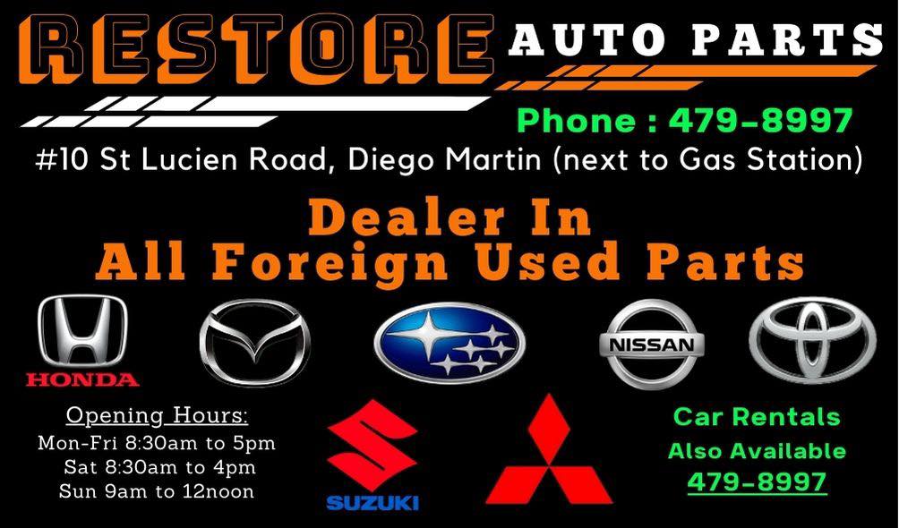 Restore Auto Parts | Diego Martin
