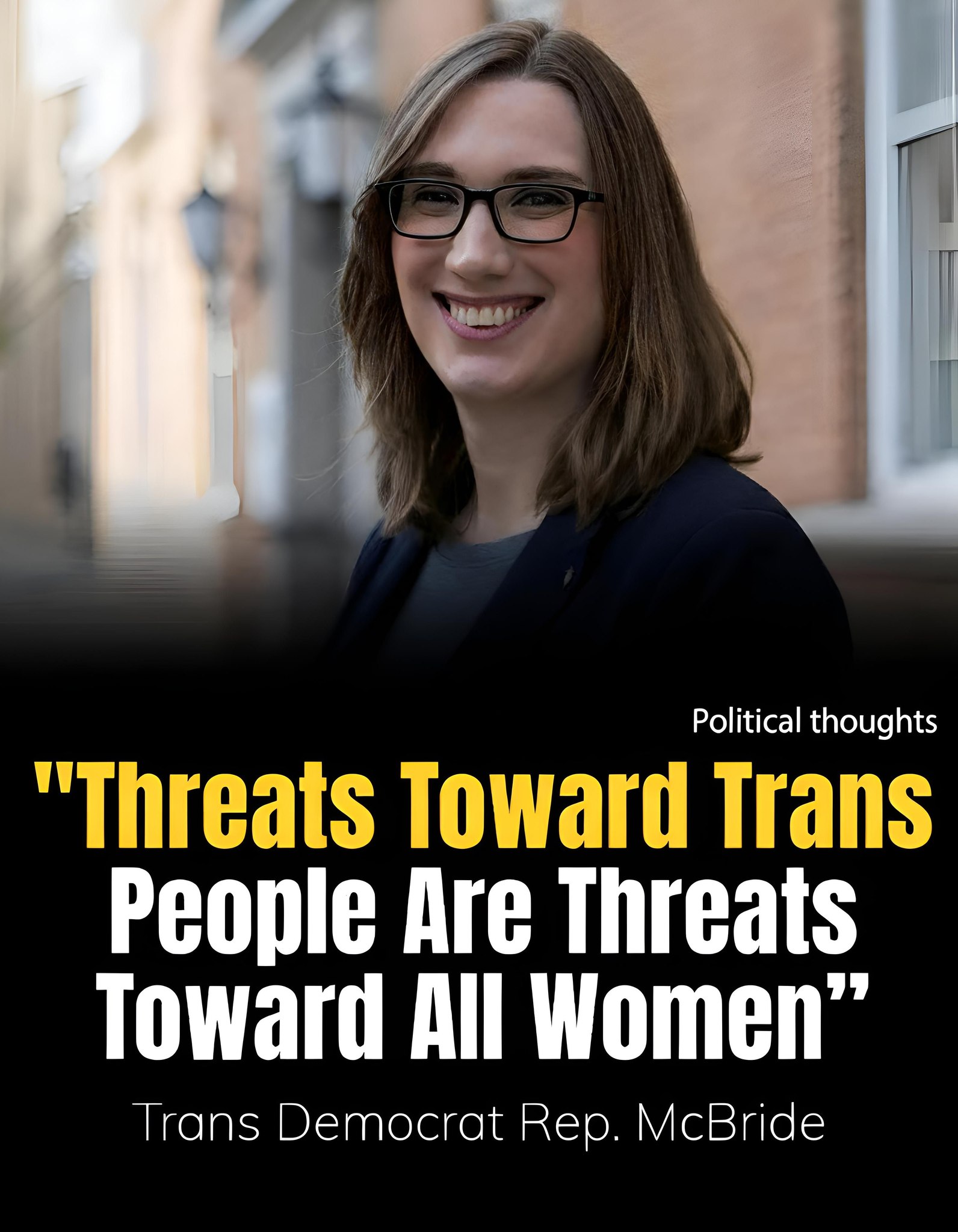 Political - 🚨 Transgender Democratic Representative Sarah McBride, the ...