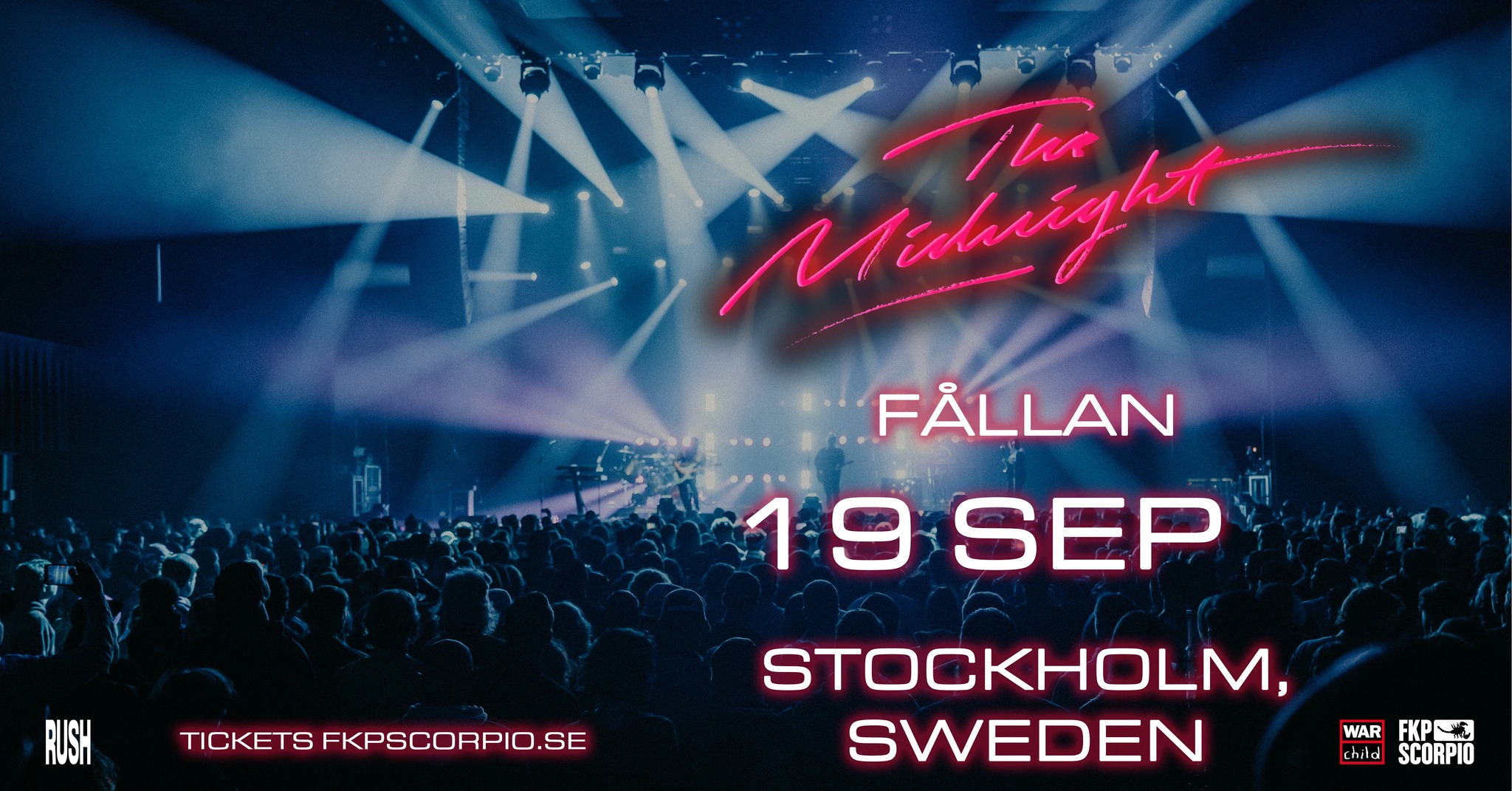 The Midnight + Support: Pale Blue Eyes | Fållan | Stockholm - Slutsålt!