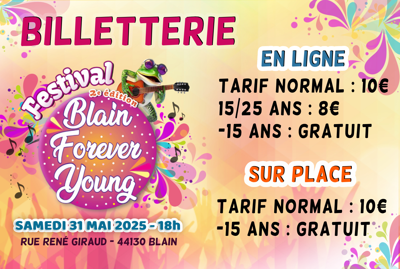Festival - 🎫 BILLETTERIE : EN LIGNE OU SUR PLACE ? 💥 J -9 avant l ...