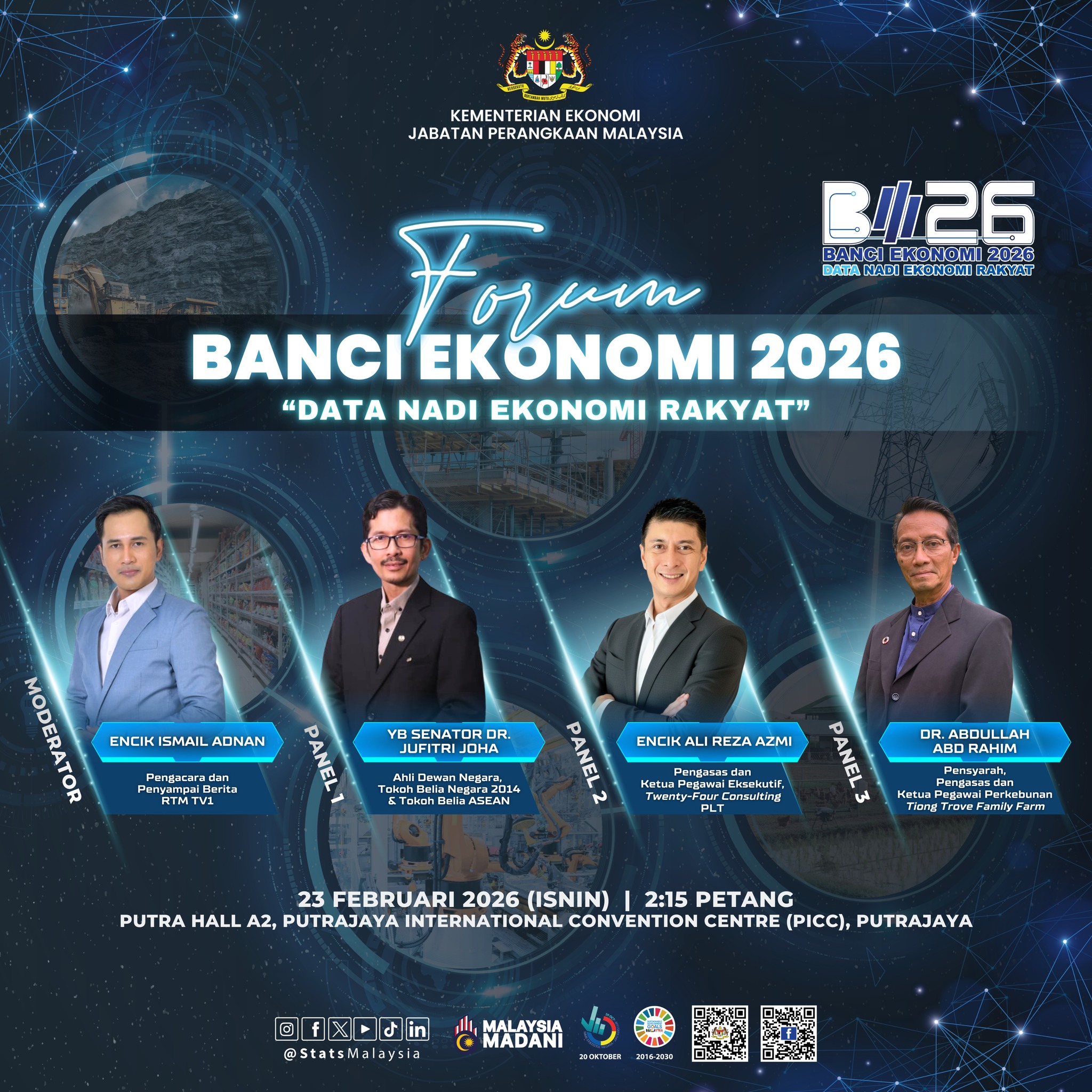 Banci - 𝐅𝐨𝐫𝐮𝐦 𝐁𝐚𝐧𝐜𝐢 𝐄𝐤𝐨𝐧𝐨𝐦𝐢 𝟐𝟎𝟐𝟔 𝐛𝐞𝐫𝐭𝐞𝐦𝐚𝐤𝐚𝐧 “𝐃𝐚𝐭𝐚 𝐍𝐚𝐝𝐢 𝐄𝐤𝐨𝐧𝐨𝐦𝐢 𝐑𝐚𝐤𝐲𝐚𝐭 ...