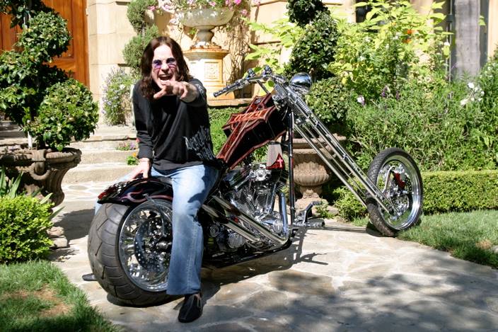 Ozzy Osbourne's chopper by Count's Customs