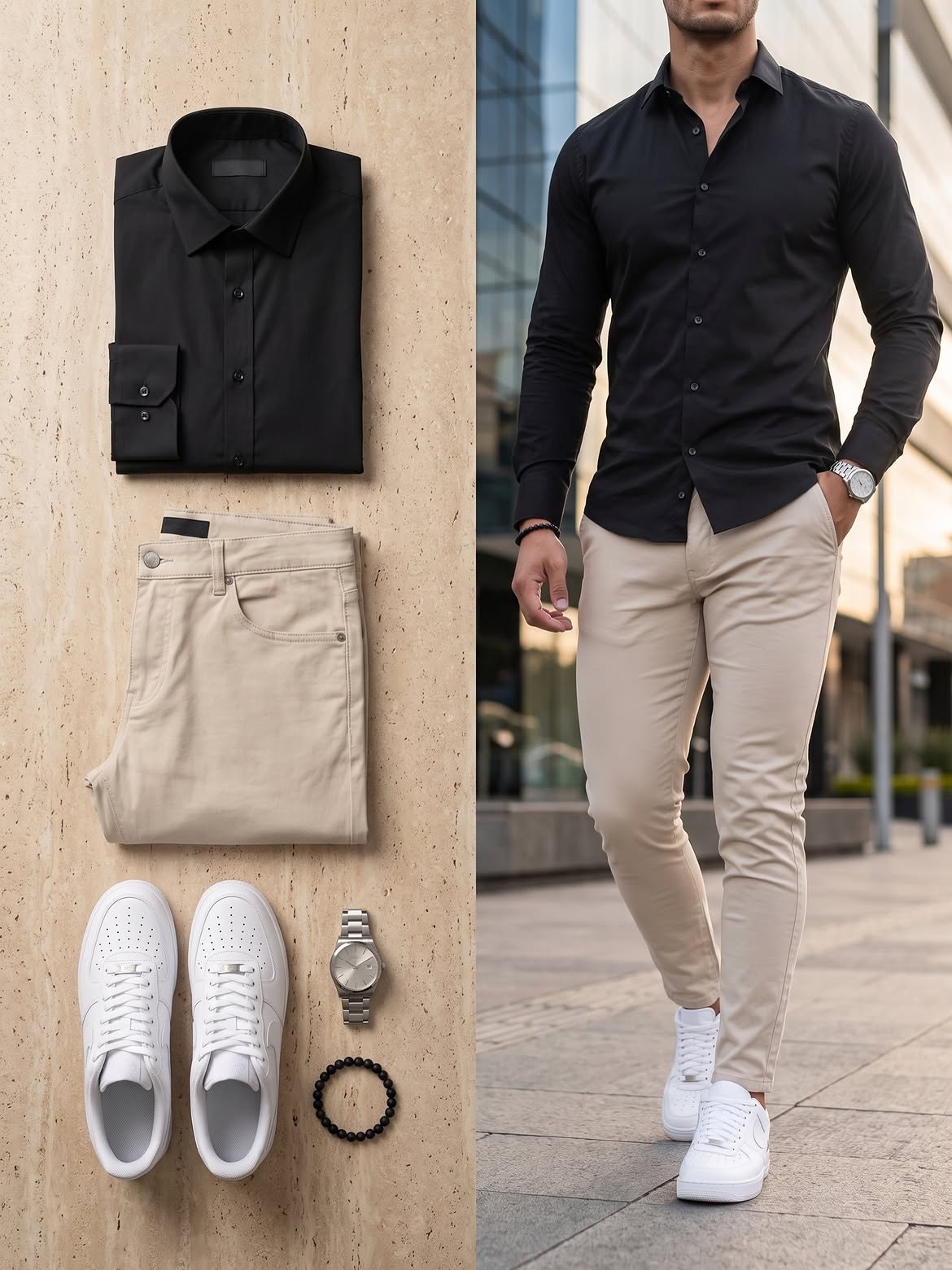 What is considered smart casual attire for men in dining rooms?