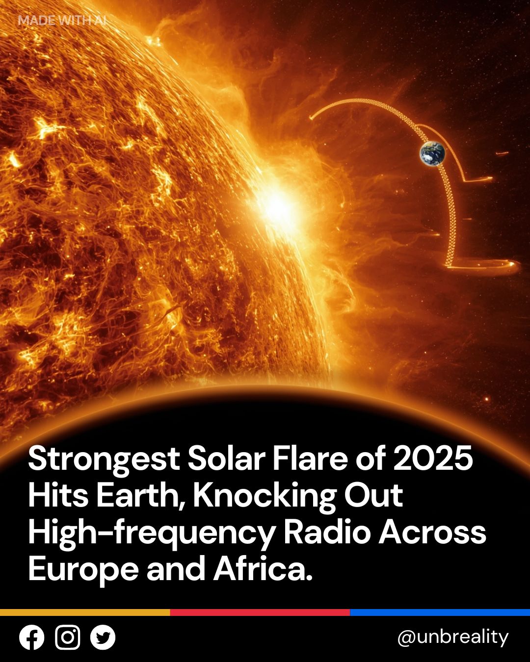Unbreality - Yesterday, the Sun unleashed its strongest solar flare of ...