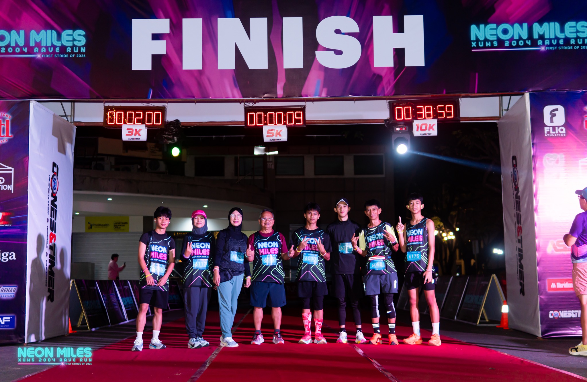 Neon Miles: XUHS 2004 Rave Run