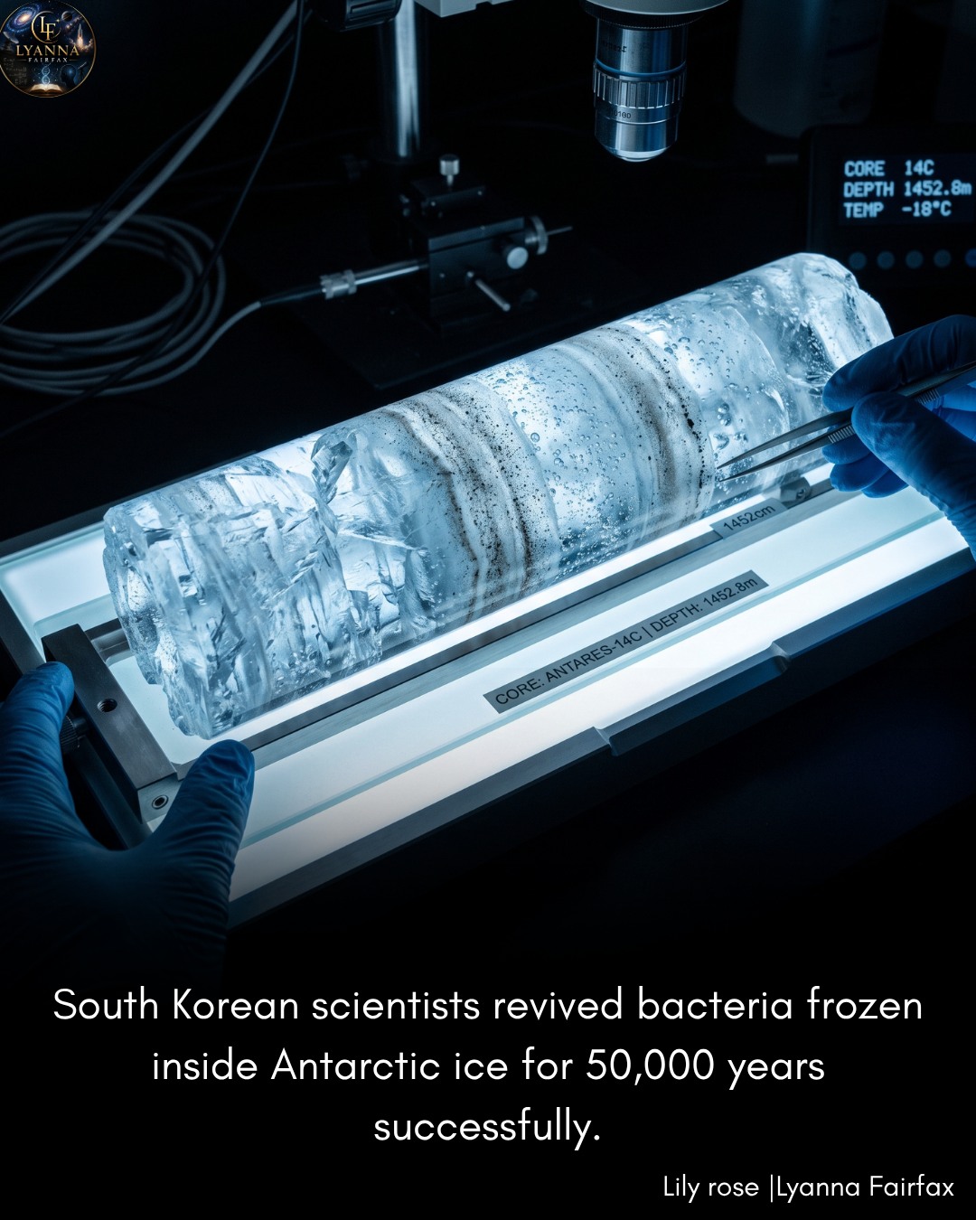 ✨ Did You Know? 🦠❄️ 🧊 Scientists discovered ancient