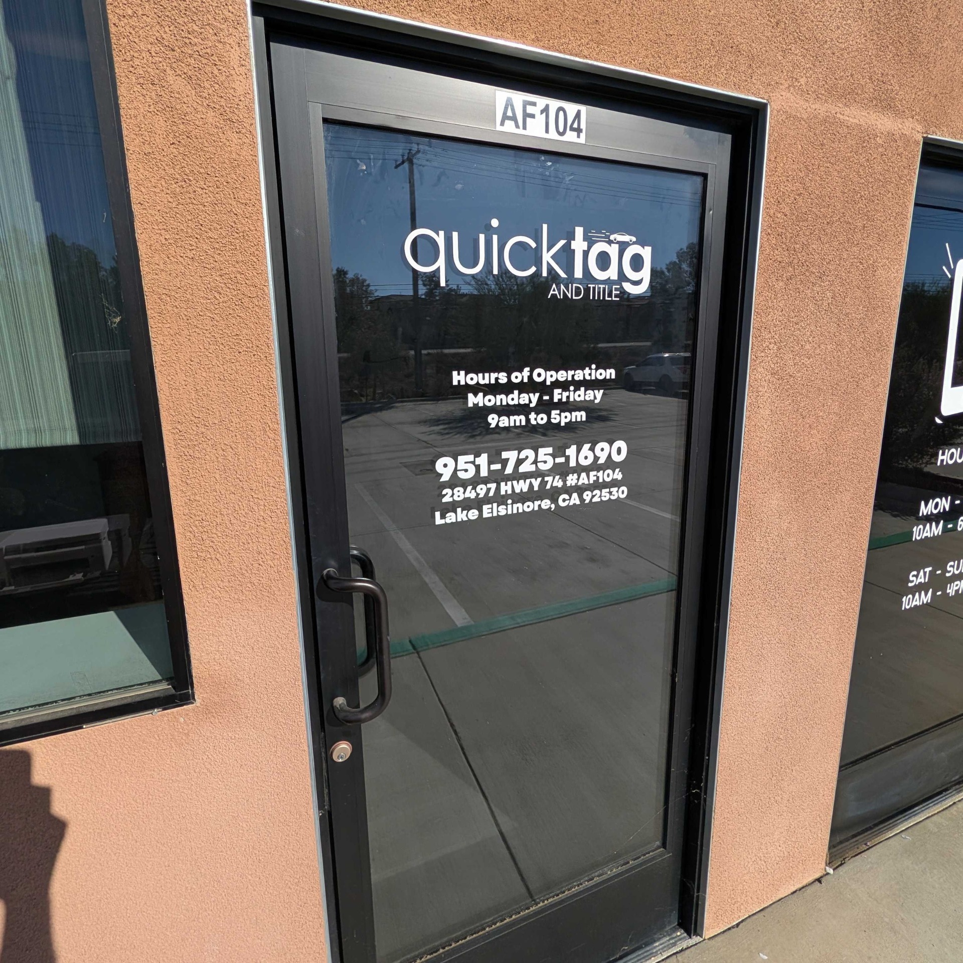 Quick Tag & Title | Lake Elsinore CA