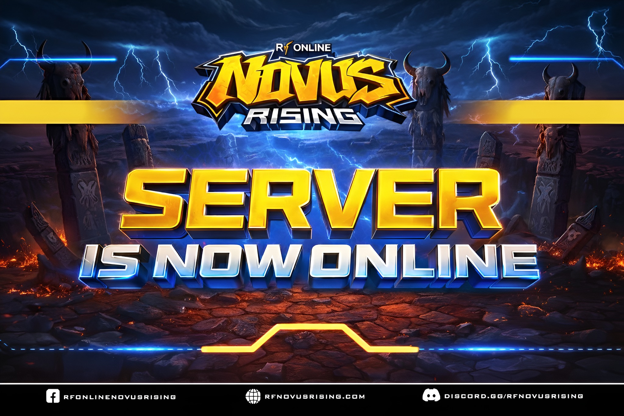 RF Novus Rising - The server is back online! ⚡️ Thanks... | Facebook