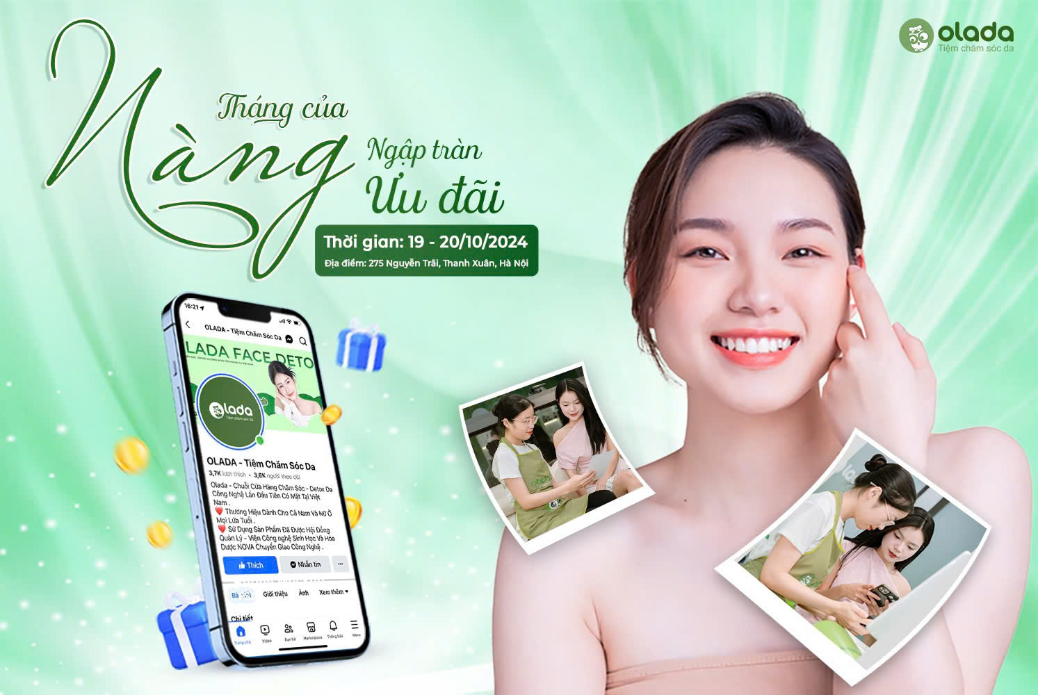 🌸 THÁNG CỦA... - Olada - Chuỗi Chăm Sóc - Detox Da Công Nghệ