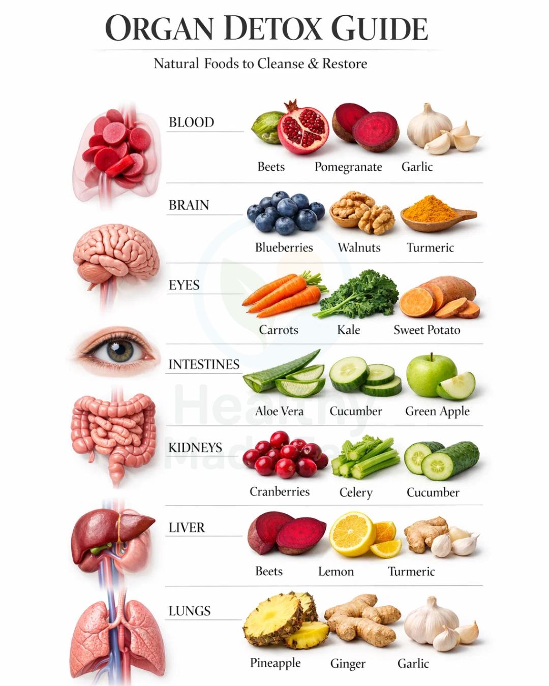 This guide visually connects specific... - Healthy Made Easy | Facebook
