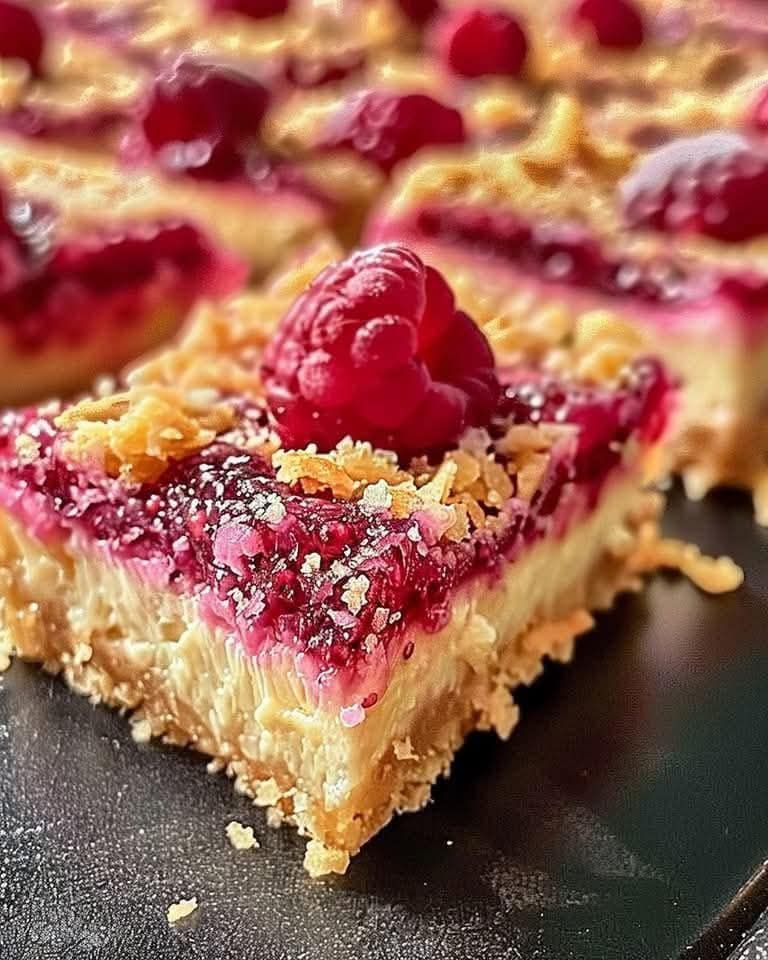 Mama's Recipes | 🍋 Irresistible Lemon Raspberry Cheesecake Crunch Bars ...