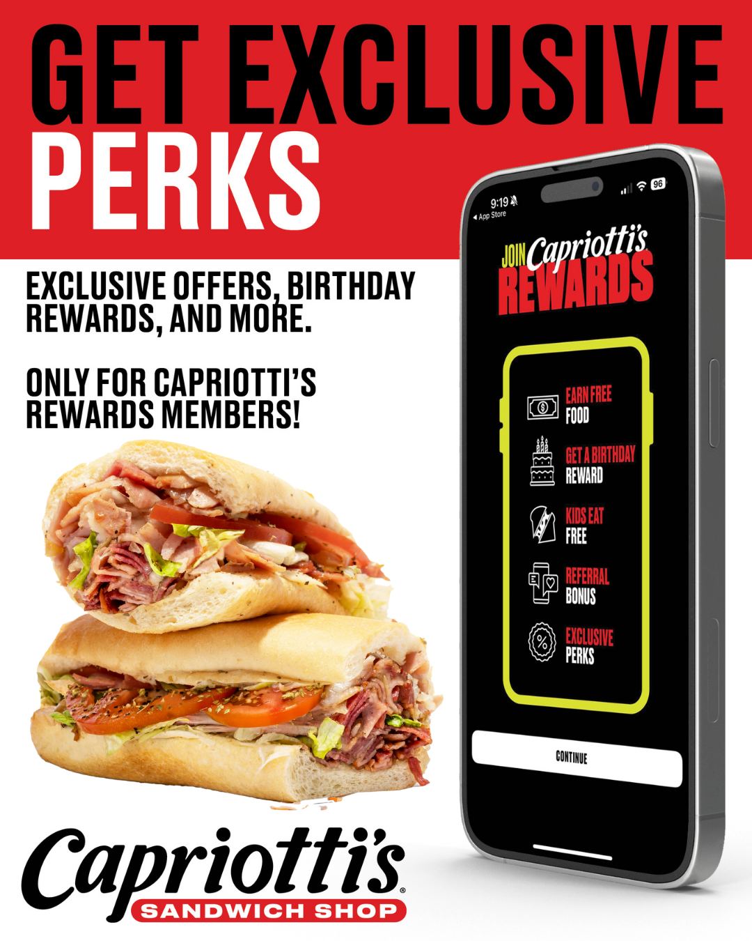 Capriotti's Sandwich Shop | Sarasota FL