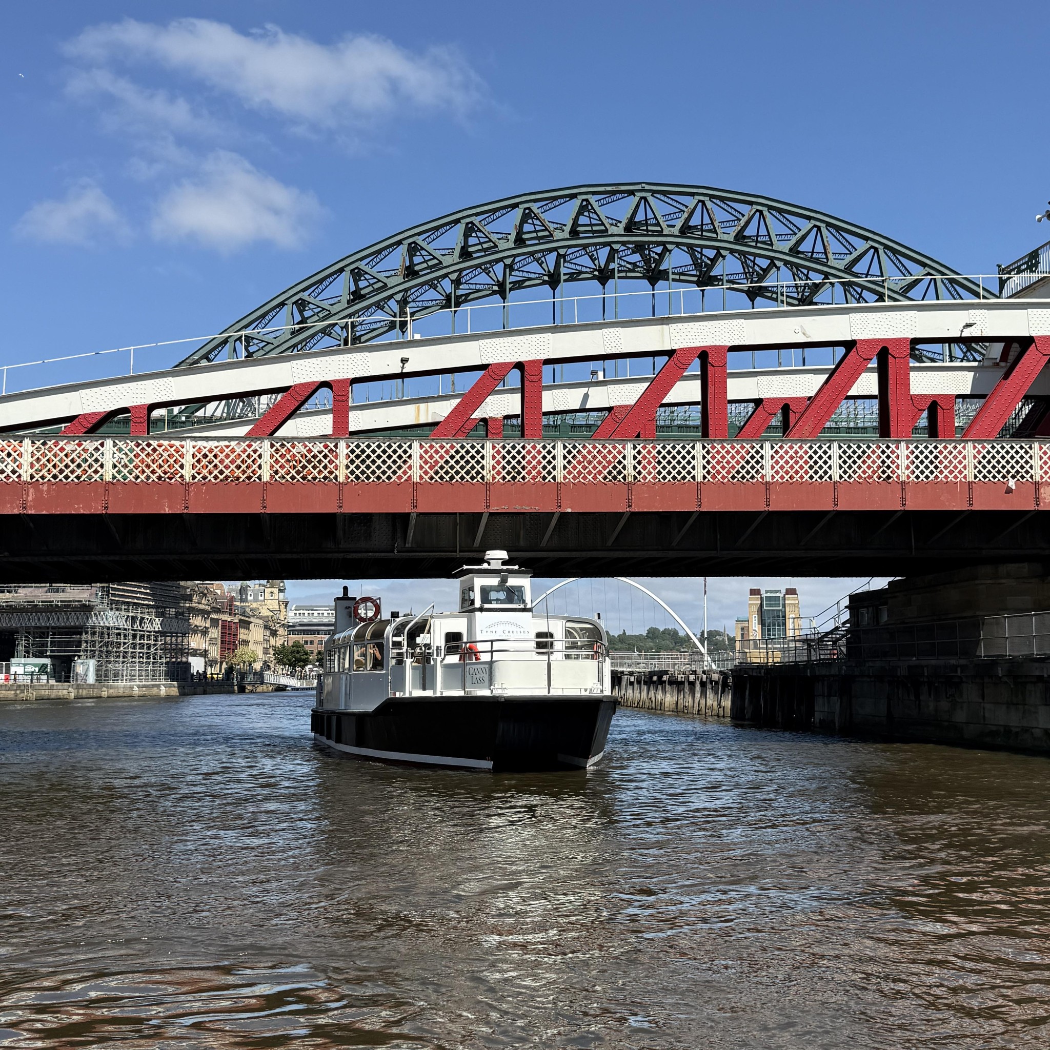 🌿🚢 A completely different side of the Tyne… This is the view from the ...