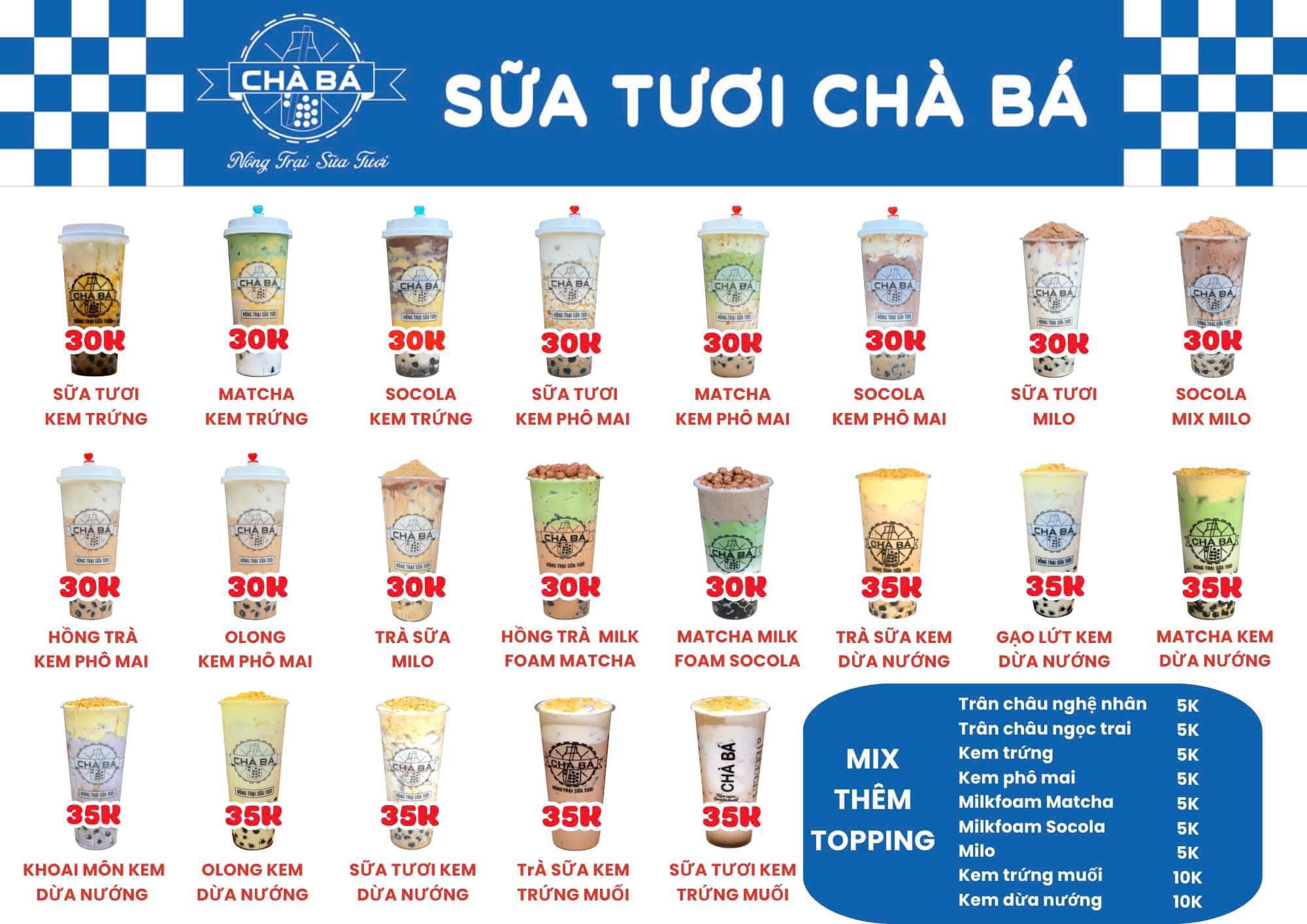 Chà - cho e oder 1 ly macha để khoảng cách 2 ta được gần nhau hơn ...