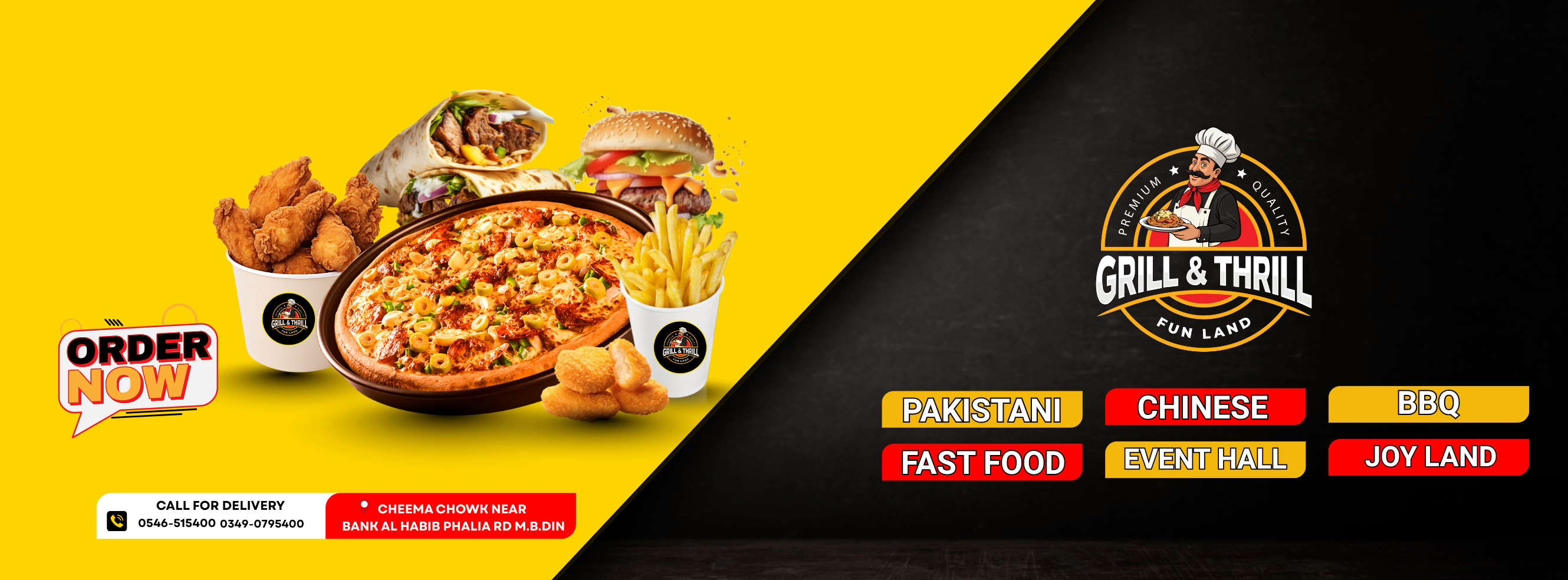 Grill Thrill Restaurant & Fun land | Mandi Bahauddin
