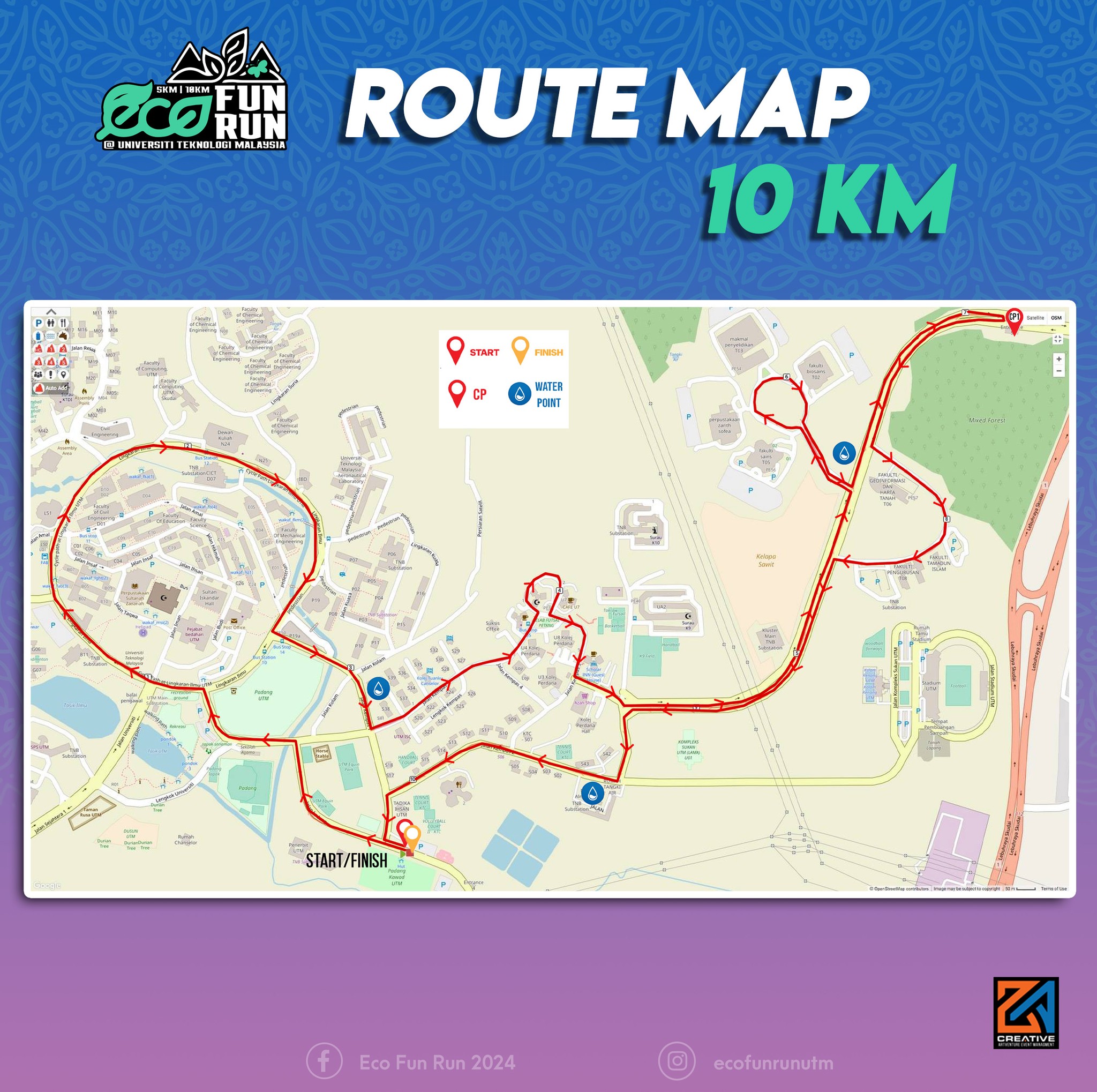 Eco - Here presented our course map information: 𝟏𝟎𝐊𝐌 𝐑𝐨𝐮𝐭𝐞 🏃🏻‍♂ | 𝐄𝐂𝐎 ...