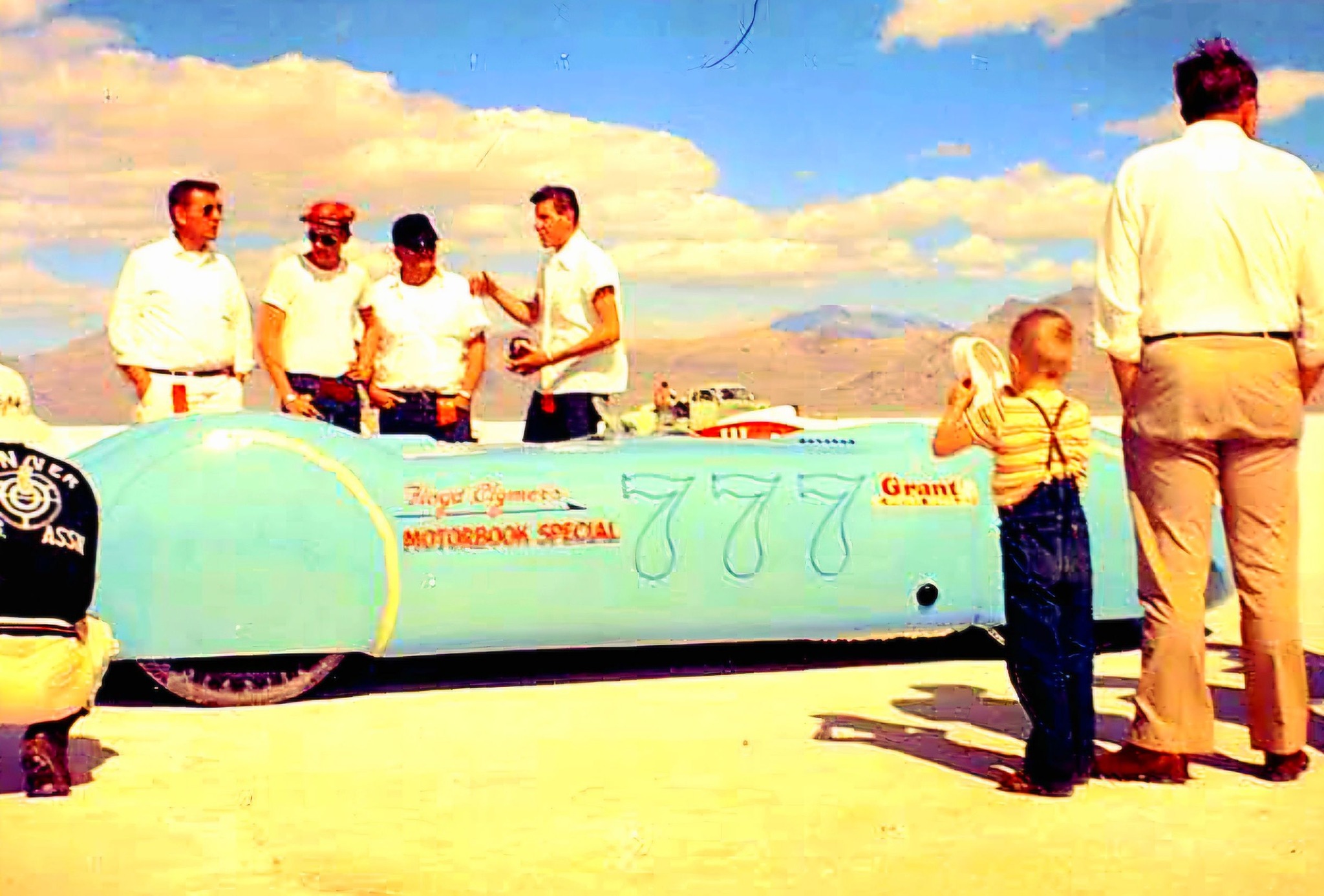 Bonneville salt flats race car design