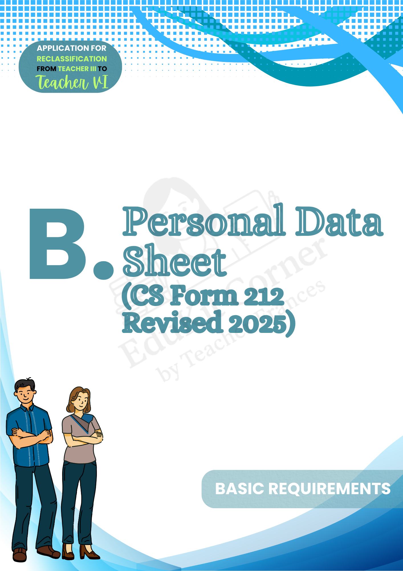 EduKit Corner - Folder Cover for Teacher Reclassification... | Facebook