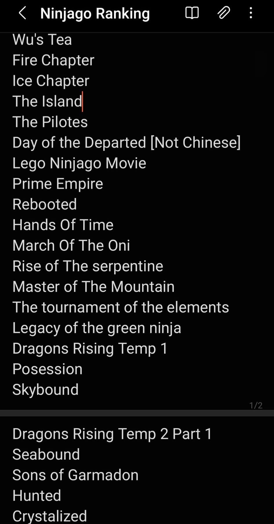 Ninjago content update from worst to best