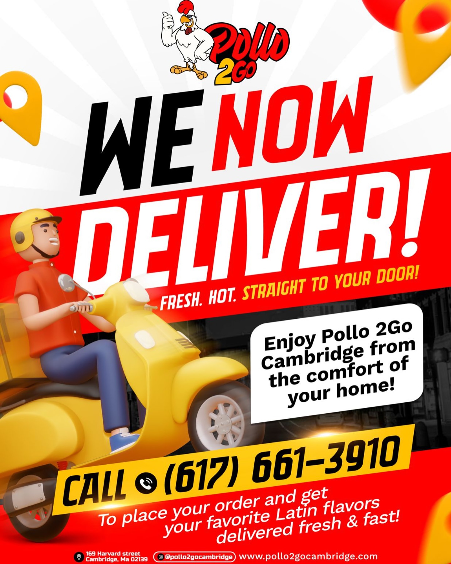 Pollo - ⚡️ATTENTION ATTENTION! ⚡️ 🚨 WE ARE NOW DELIVERING! 🚨 Craving ...