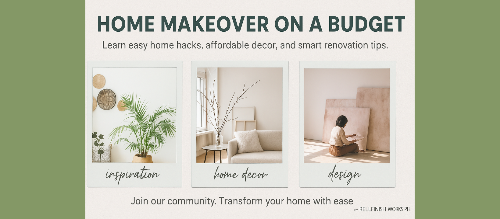 Gallery Detail: Home Makeover On A Budget Ph Tips DIY Ideas