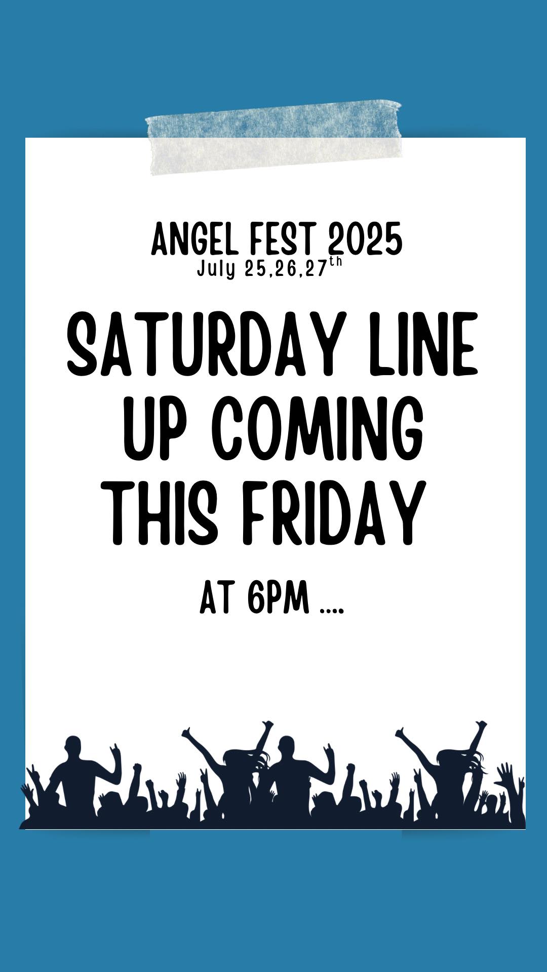 The Angel - 👀 TODAY AT 6PM👀 We are announcing our Saturday line up for ...