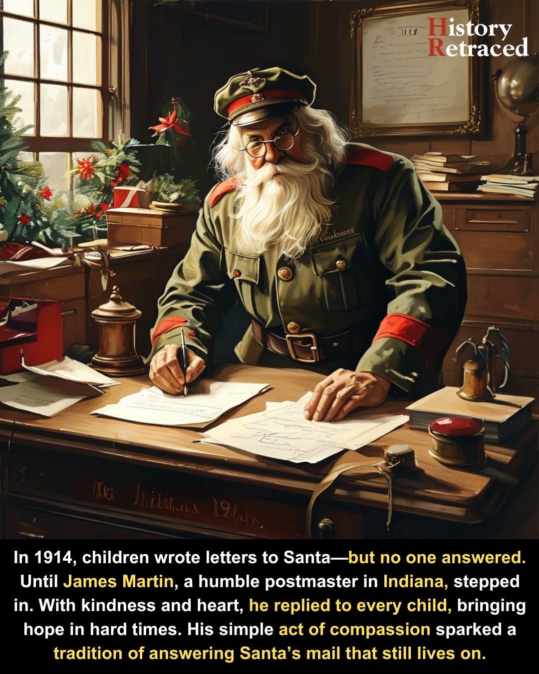 History - 🎅📜 The Year Santa Almost Didn’t Write Back! In 1914, children ...