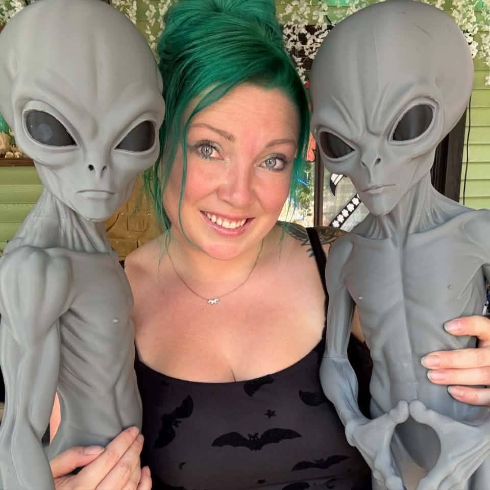 21 days until Halloween! 👻 Today’s progress: ️ Hung our facehuggers ...