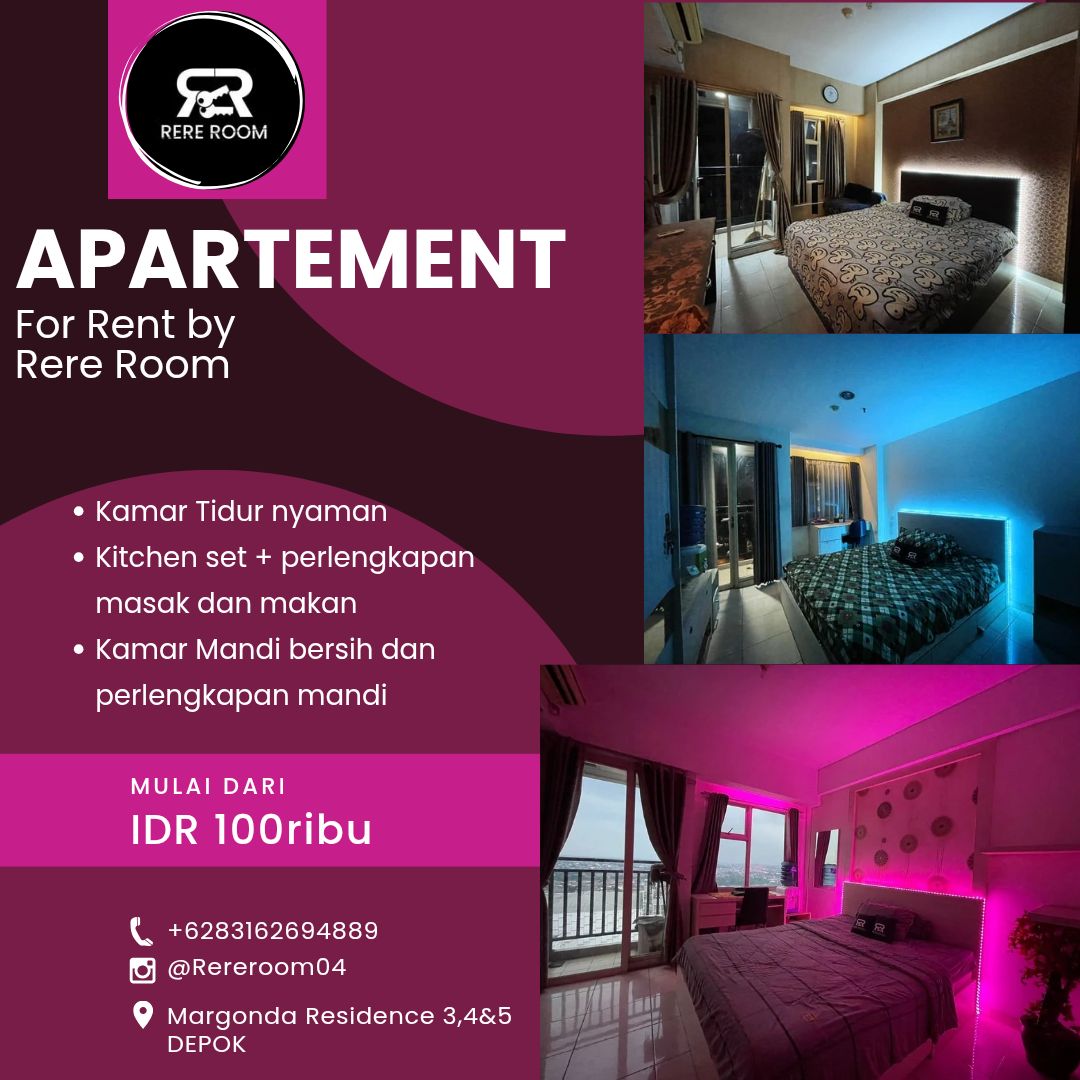 Apartemen Murah By Rere Room Rent Apartment | Depok