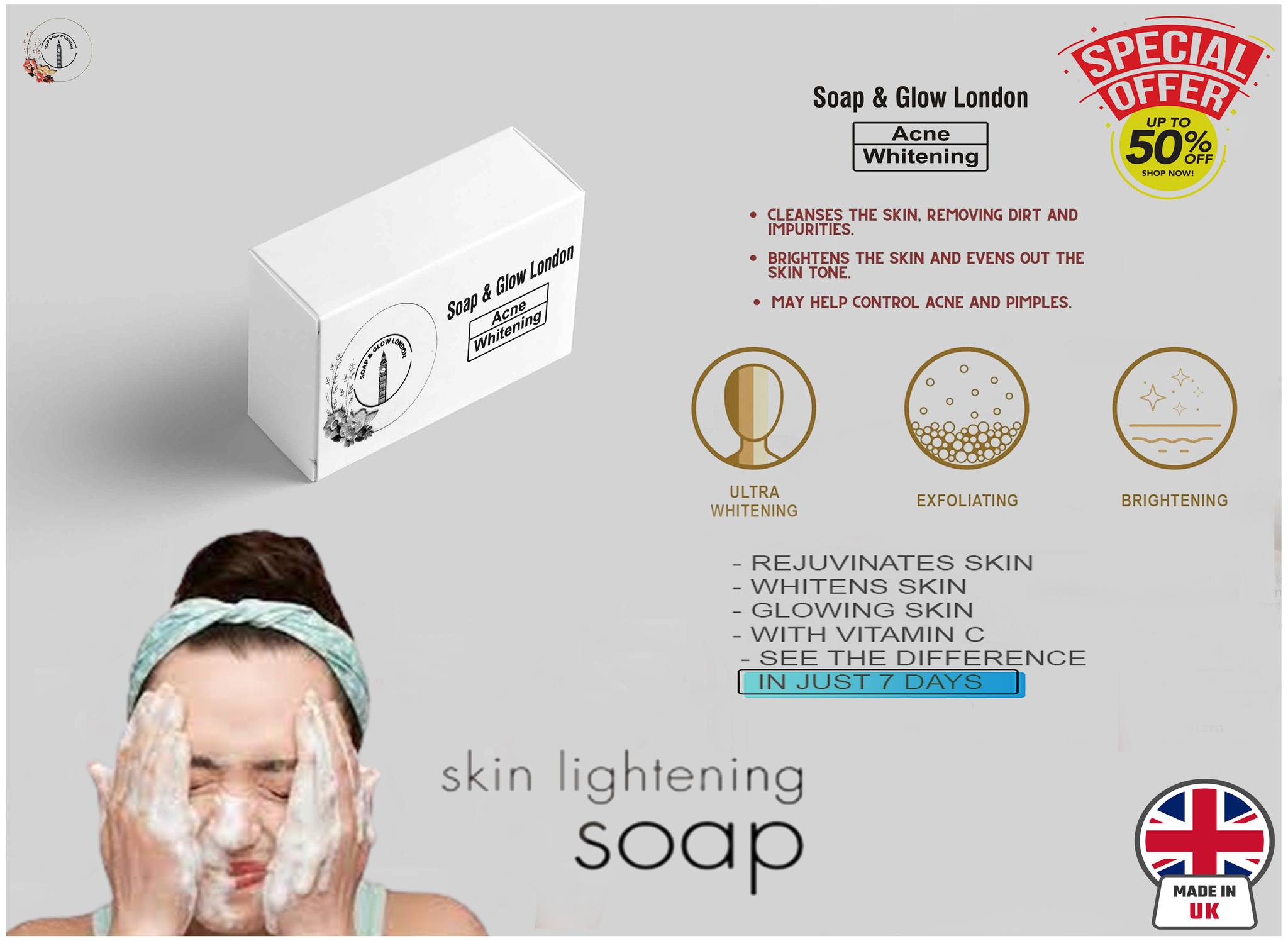 buy glutathione soap uk Gluta c has been leveled up to Gluta c + Vitamin c whitening soap. Because of all the Amazing properties we infused into this batch. We are going to be making restricted-ie Glutanex Night Serum 30ml Size:30mL