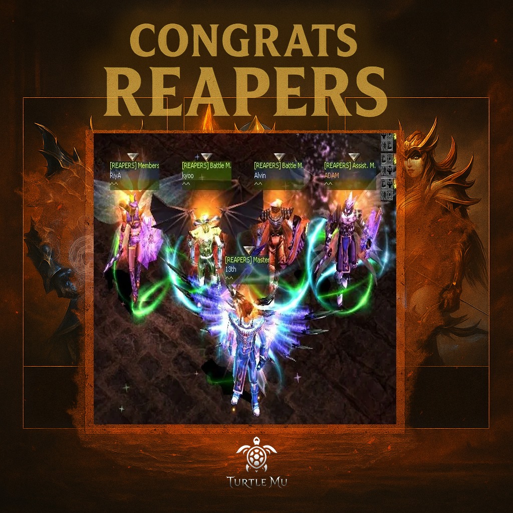 Turtle MU - 🏆 CONGRATULATIONS, REAPERS! You are the... | Facebook