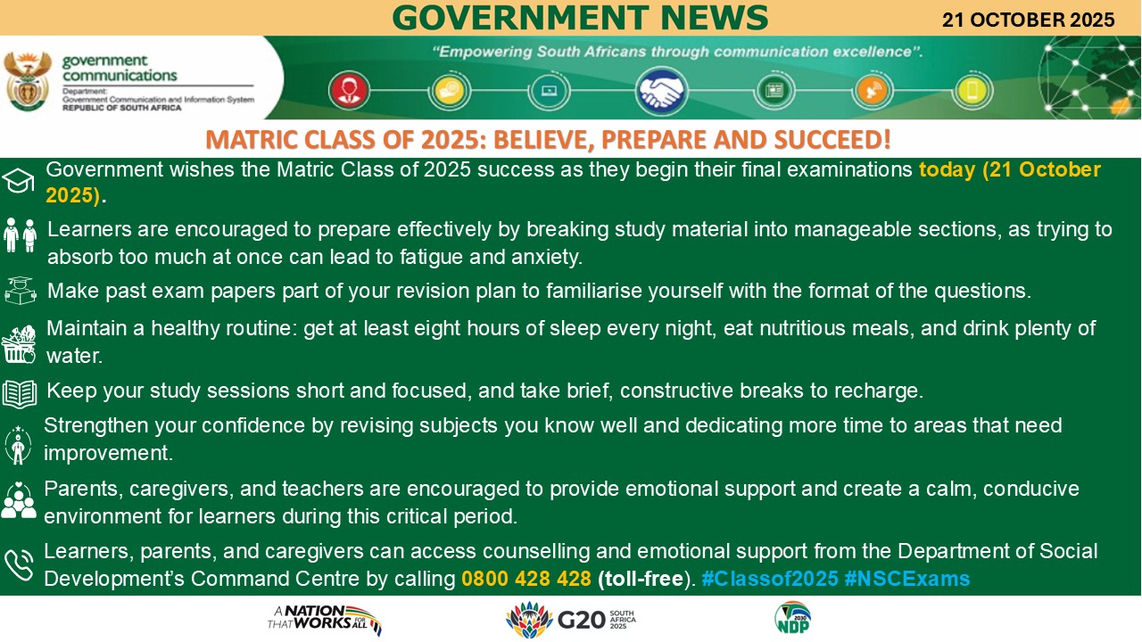 ArriveAlive.co.za - Wishing our Matric Class of 2025 all the best with ...