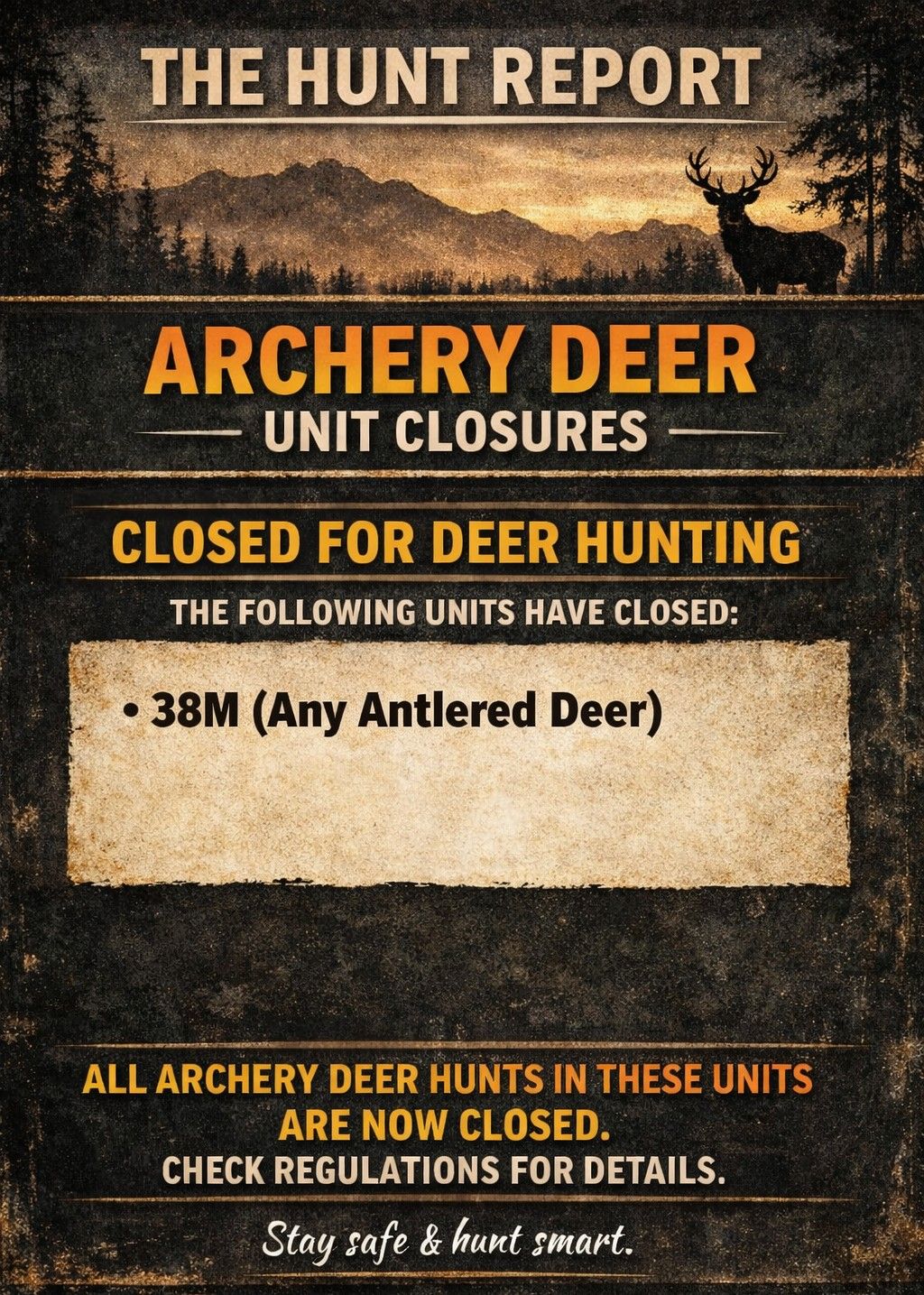 The Hunt Report - Arizona OTC Harvest Tracker | Mesa AZ
