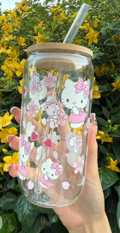 Hello Kitty Cafe 10th anniversary thermal bottles