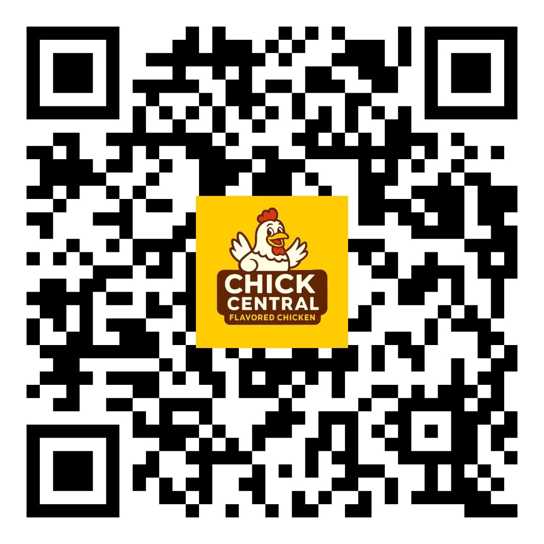 Chick - Scan the QR code to order Chick Central flavored chicken ...