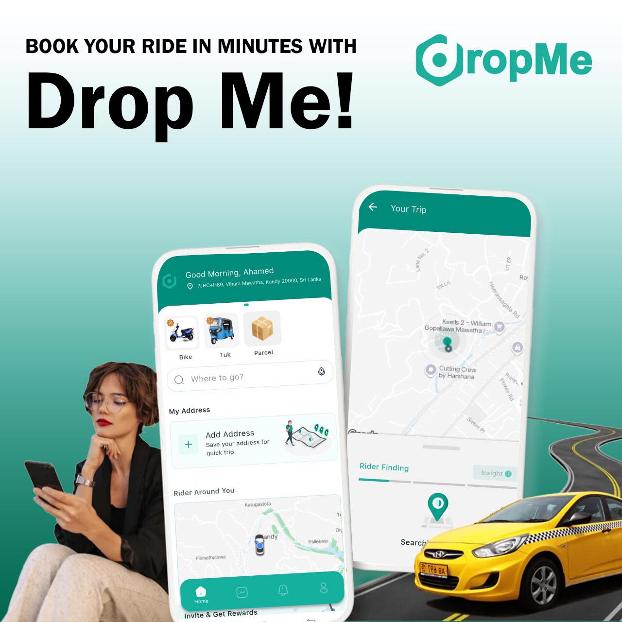 Drop - Need a Ride in a hurry? Book your ride in just minutes with Drop ...