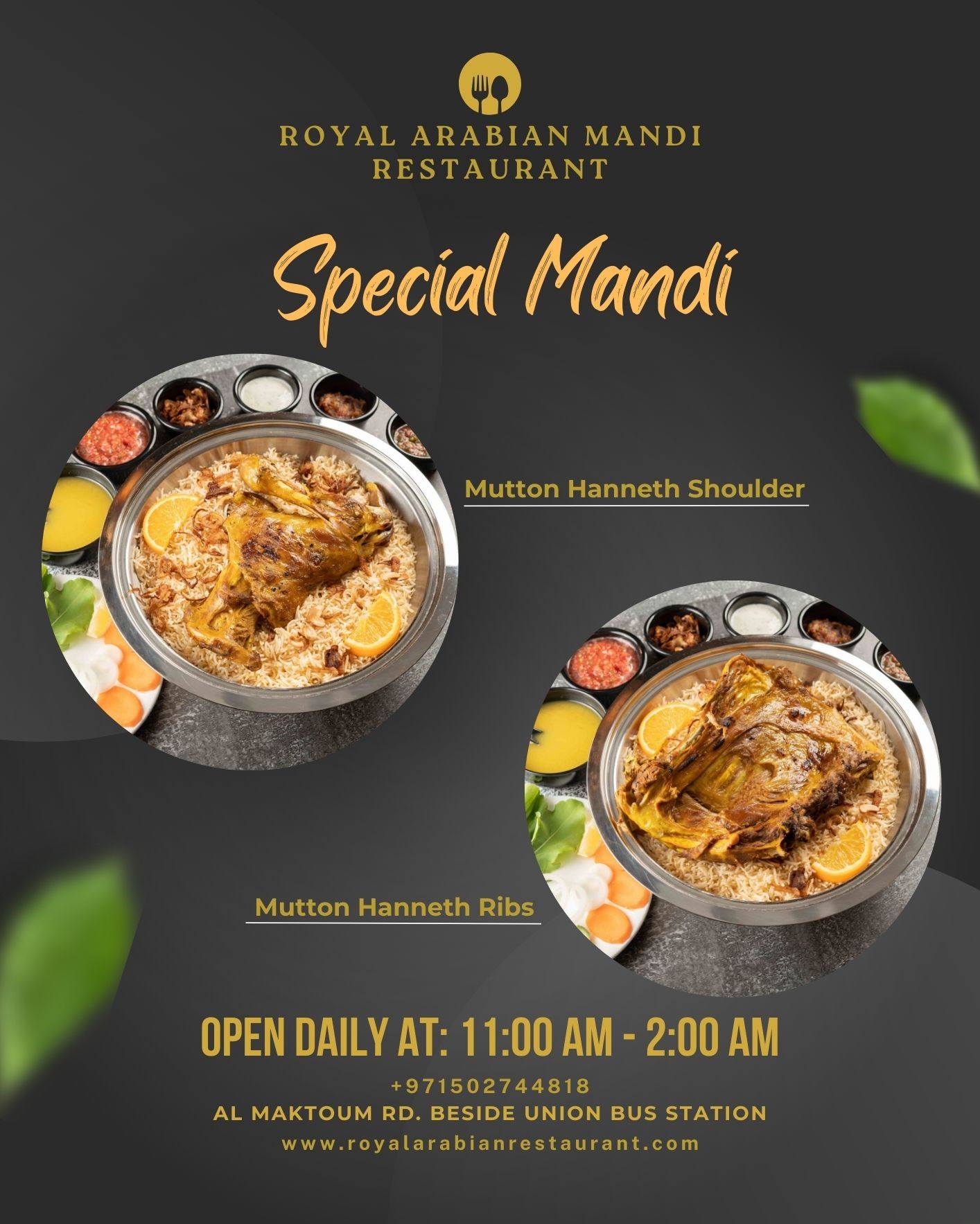 Royal - Introducing our Special Mutton Hanneth Mandi – slow-cooked ...