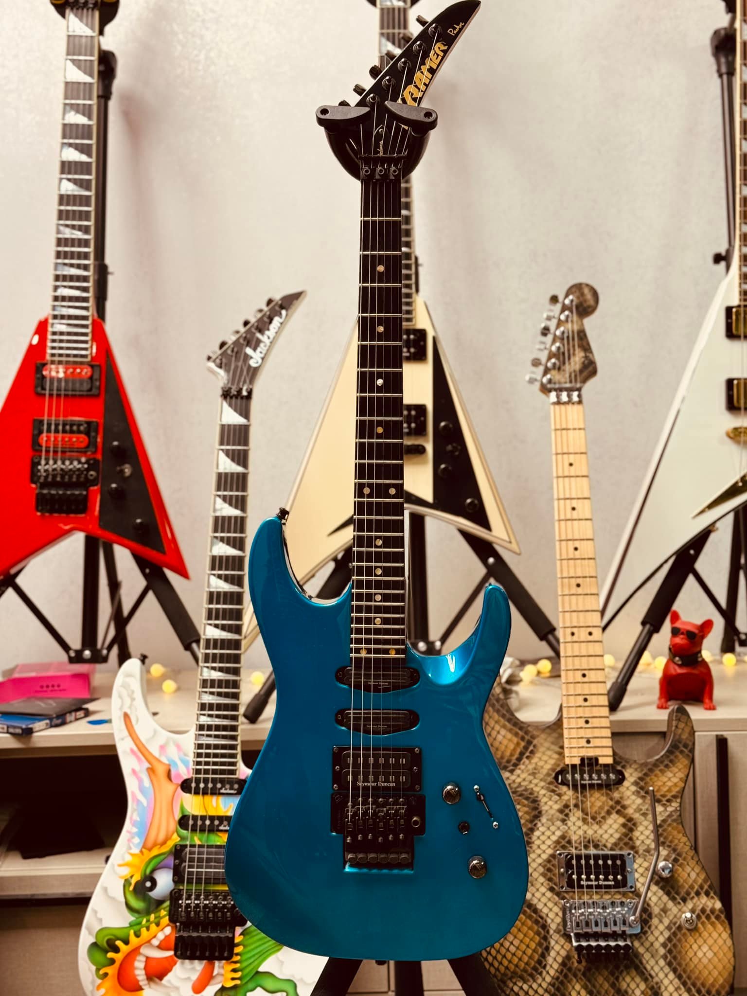 Kramer Proaxe Prototype guitar with unique features and history