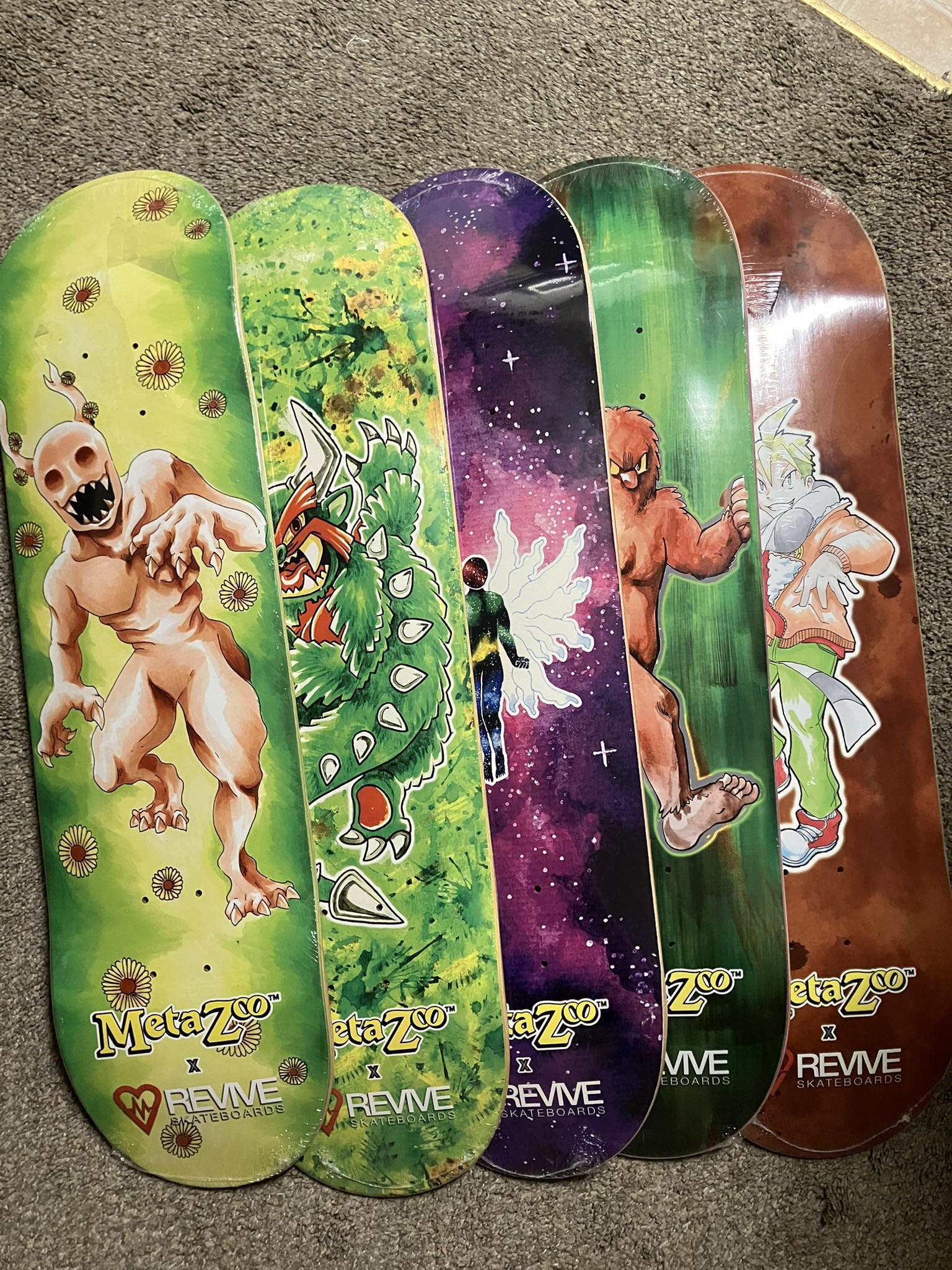 Revive skateboards zoo meta collection decks available