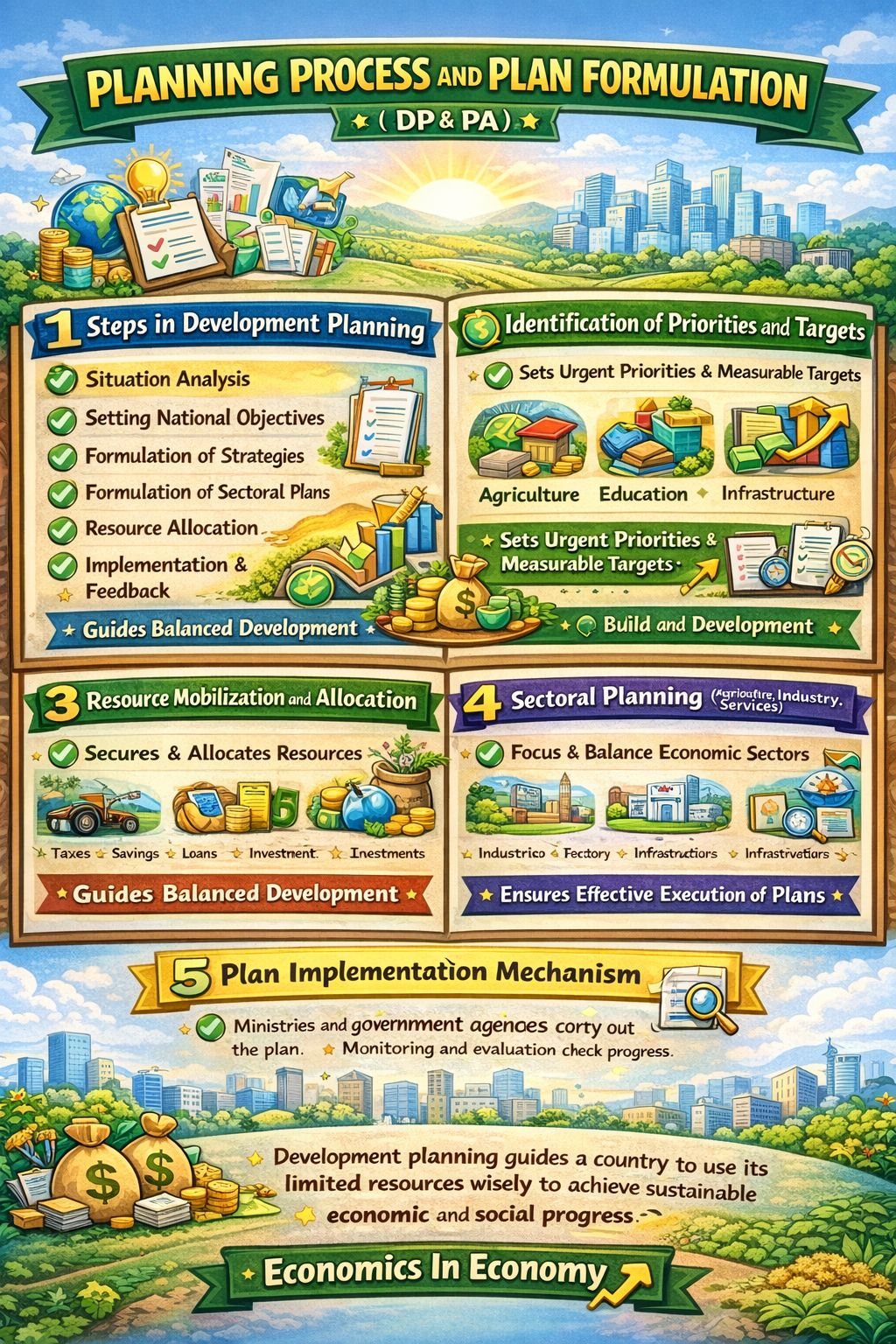 🟦 PLANNING PROCESS AND PLAN... - Economics IN Economy | Facebook