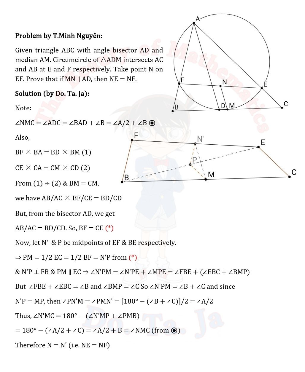 Do - My attempt of nice Geometry of circles exercise inspired by T ...