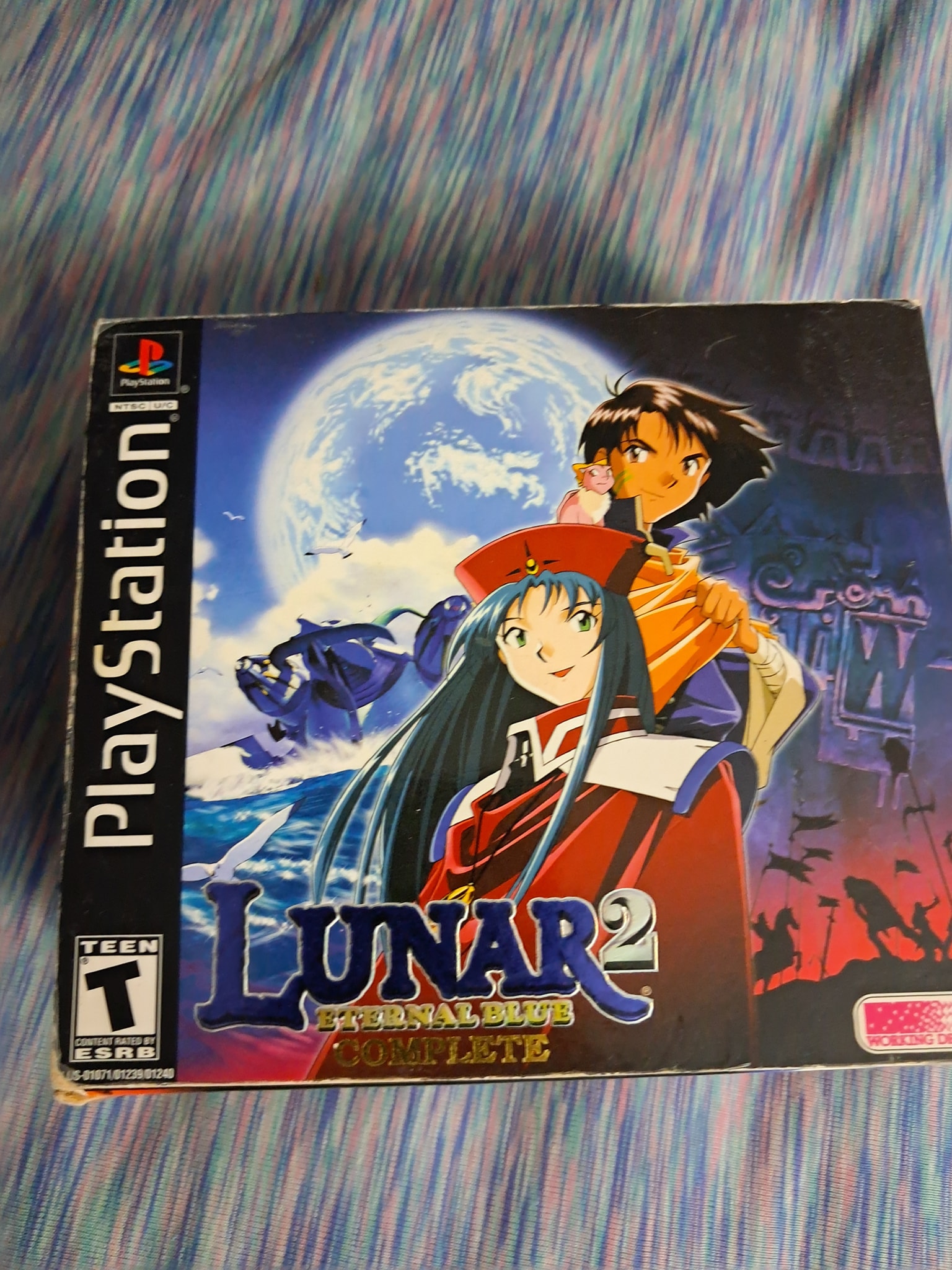 Lunar 2: Eternal Blue Complete Per PlayStation 1 E 2 - NTSC-J Giappone - Usato