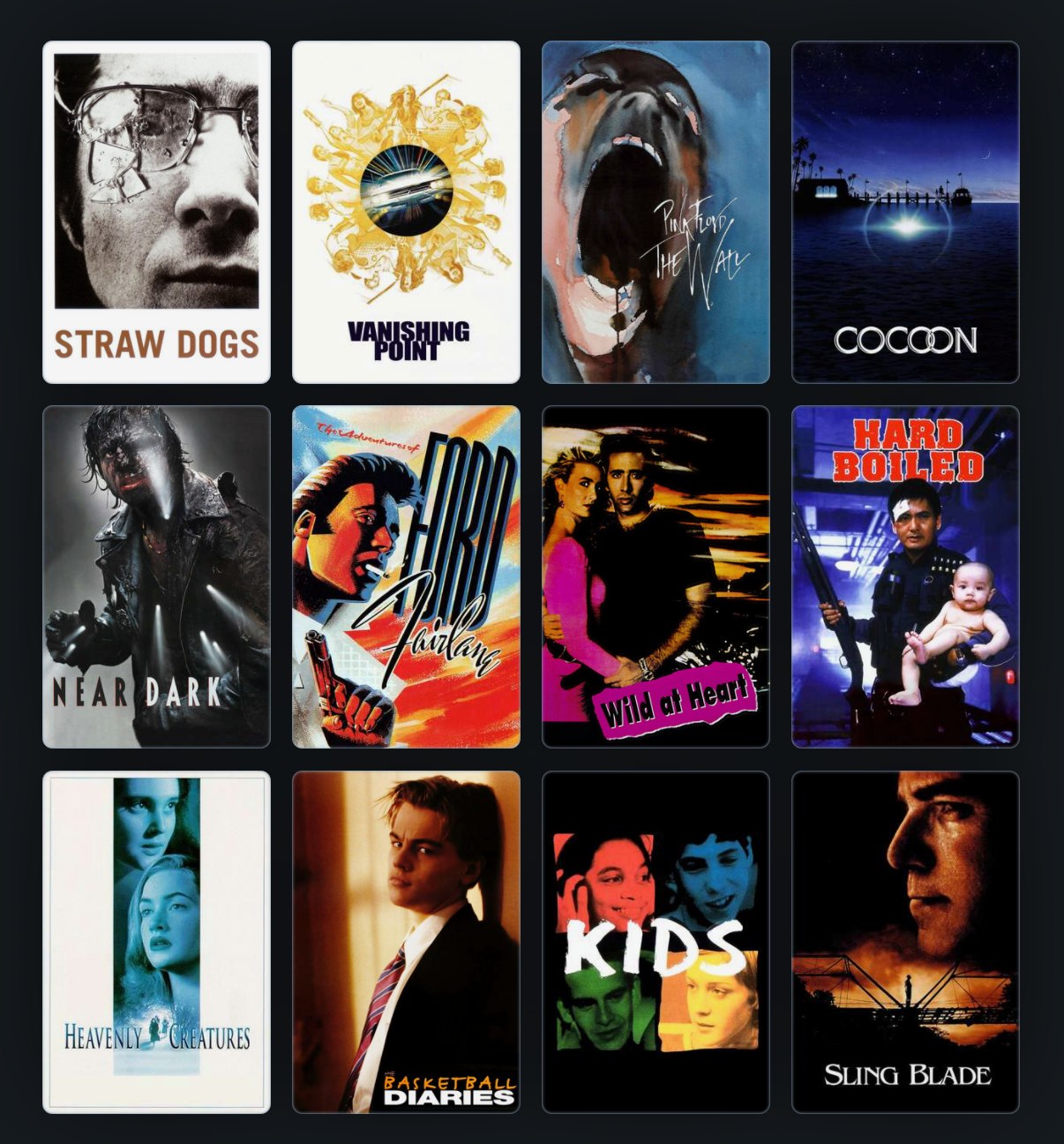 Amazon- The Death of Dick Long Cinema Paradiso Something Wild