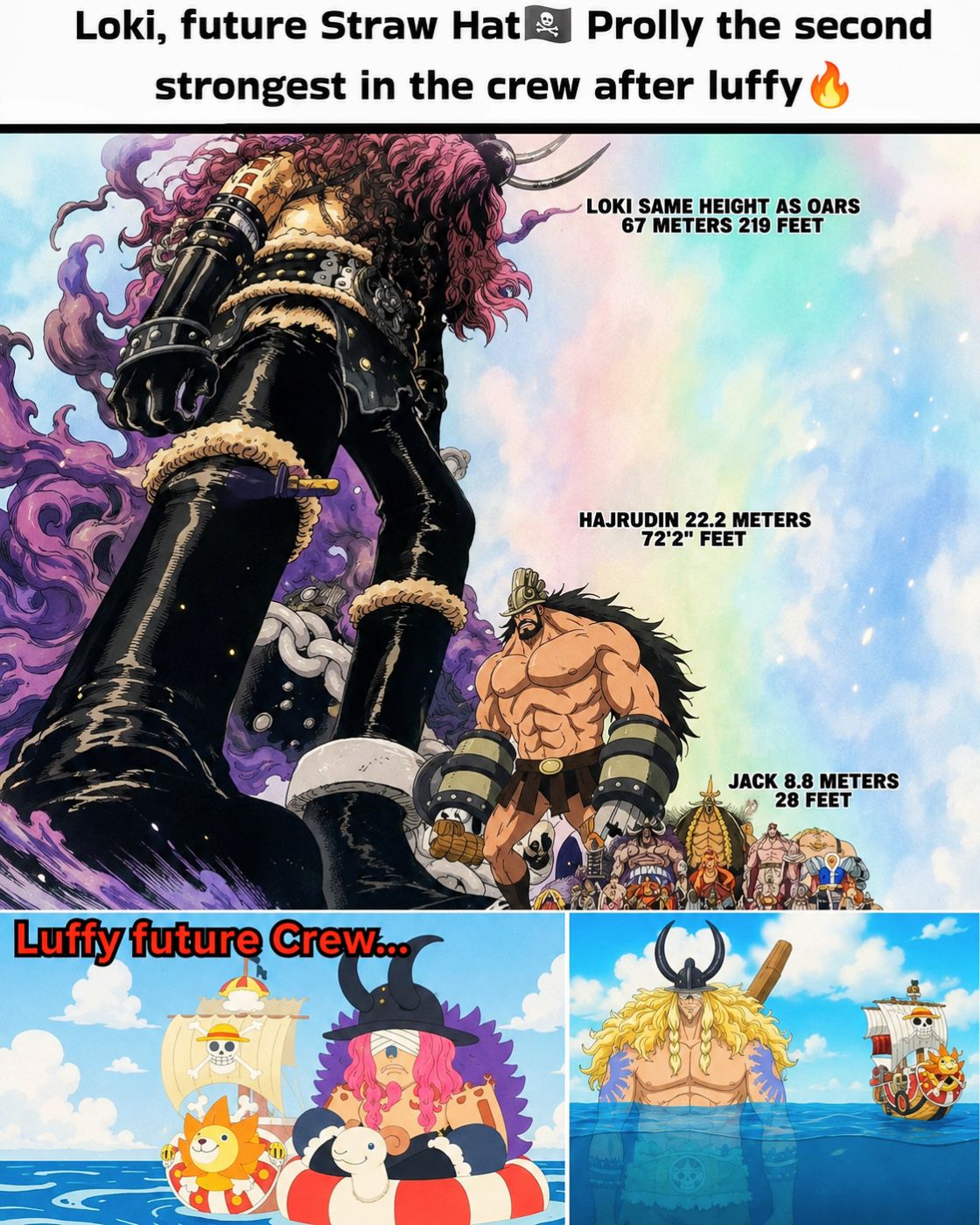 One Piece Elbaf Arc Giant Bash figures